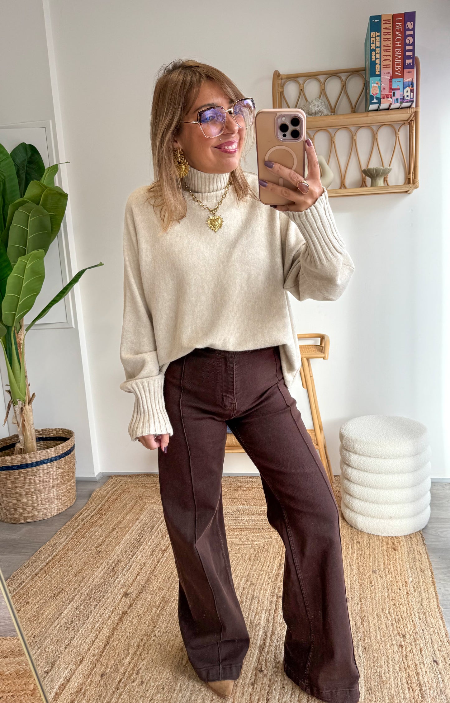 Pantalon CHARLIE marron
