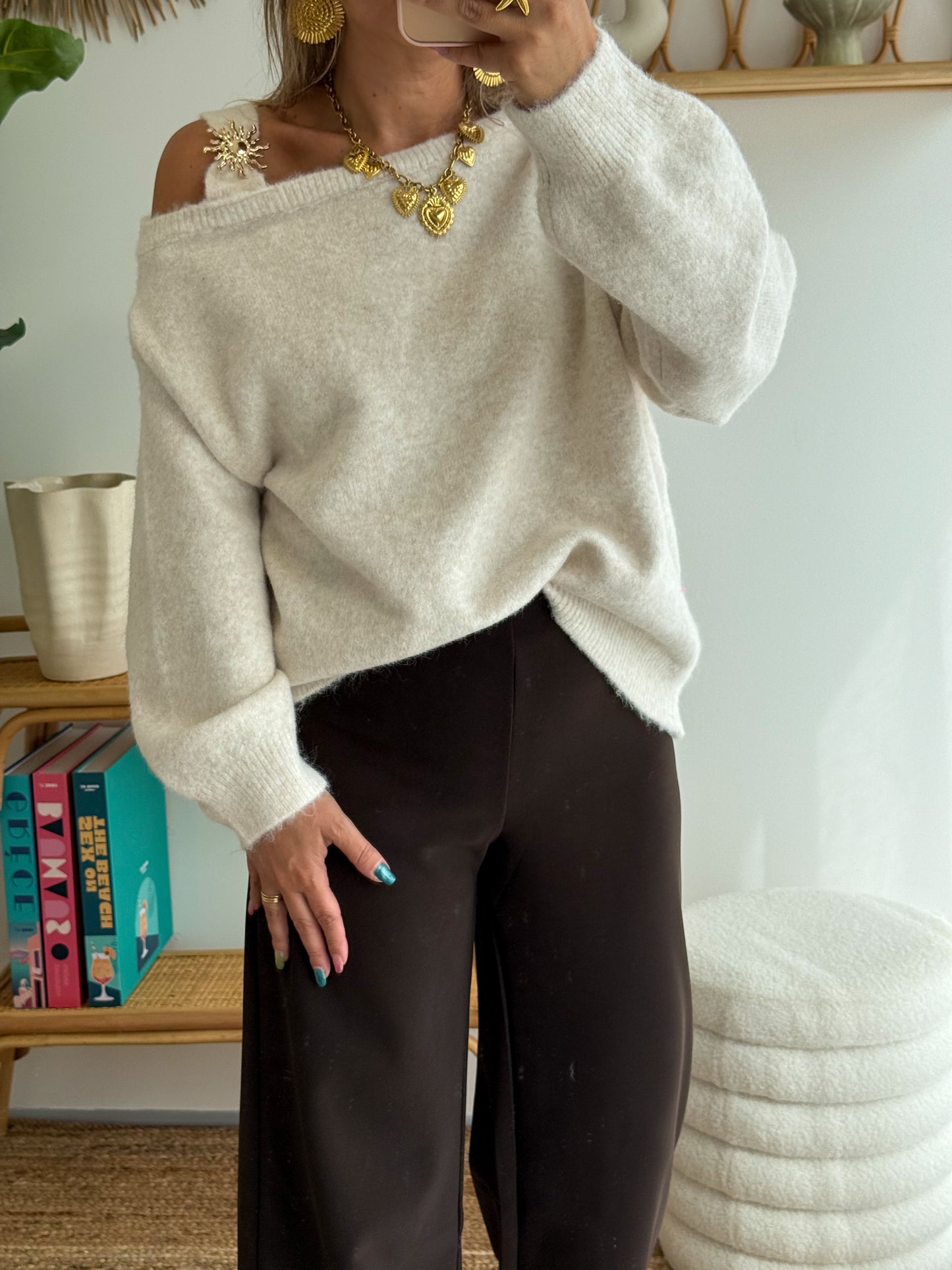Pull HOSSEGOR écru