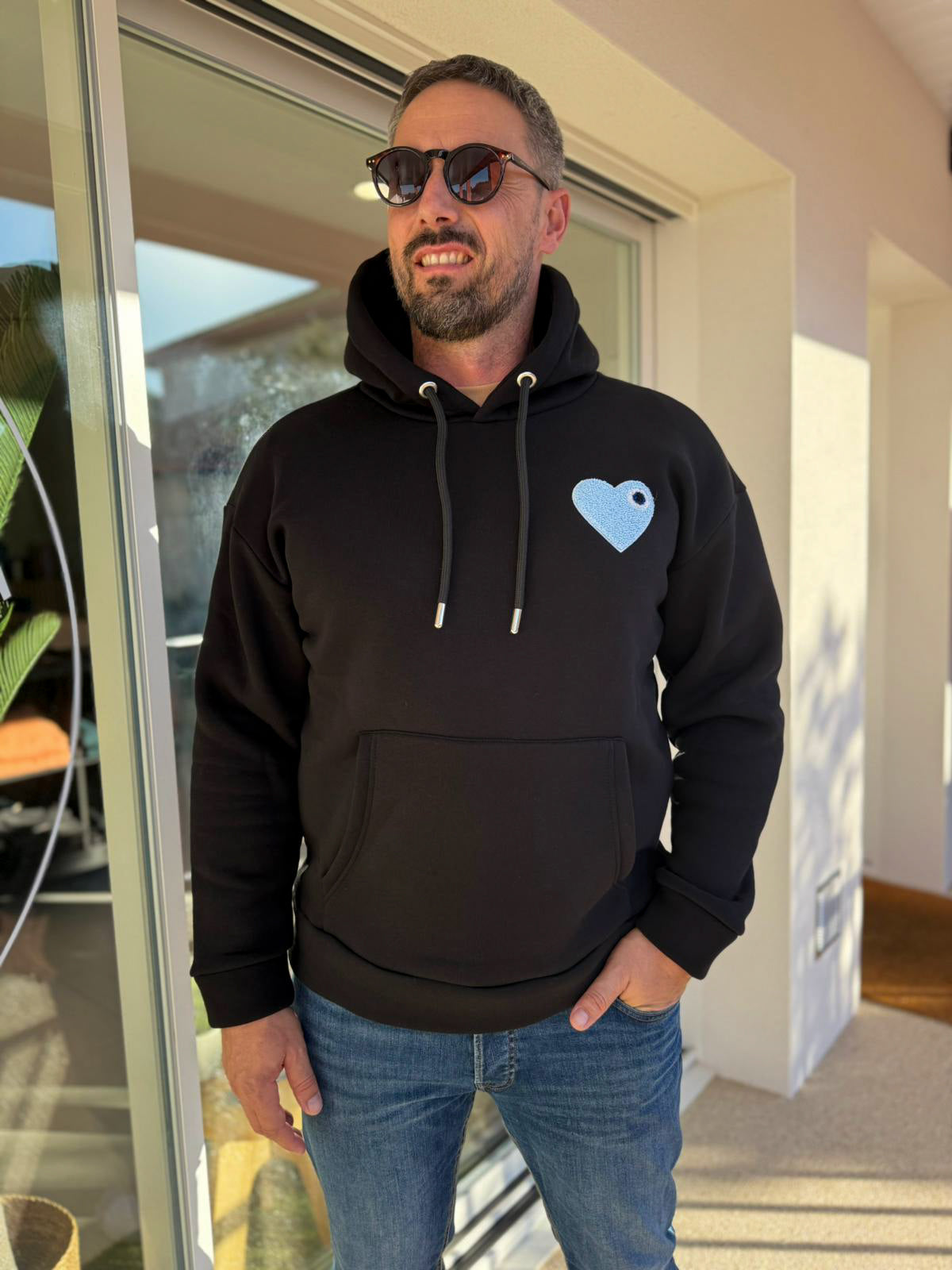 Sweat CŒUR NOIR