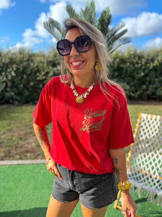 T-shirt VENICE rouge