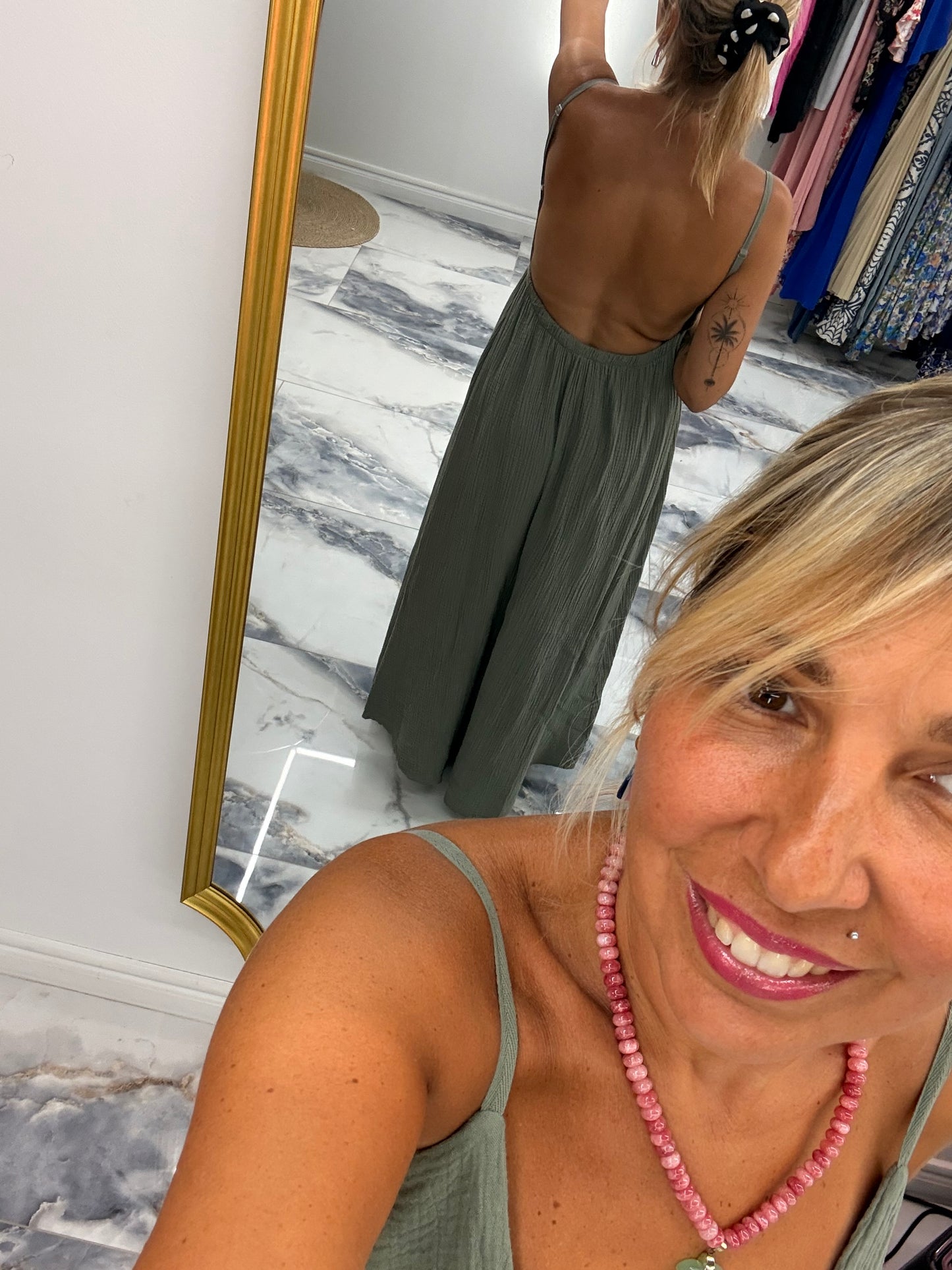 Robe ESMERALDA kaki