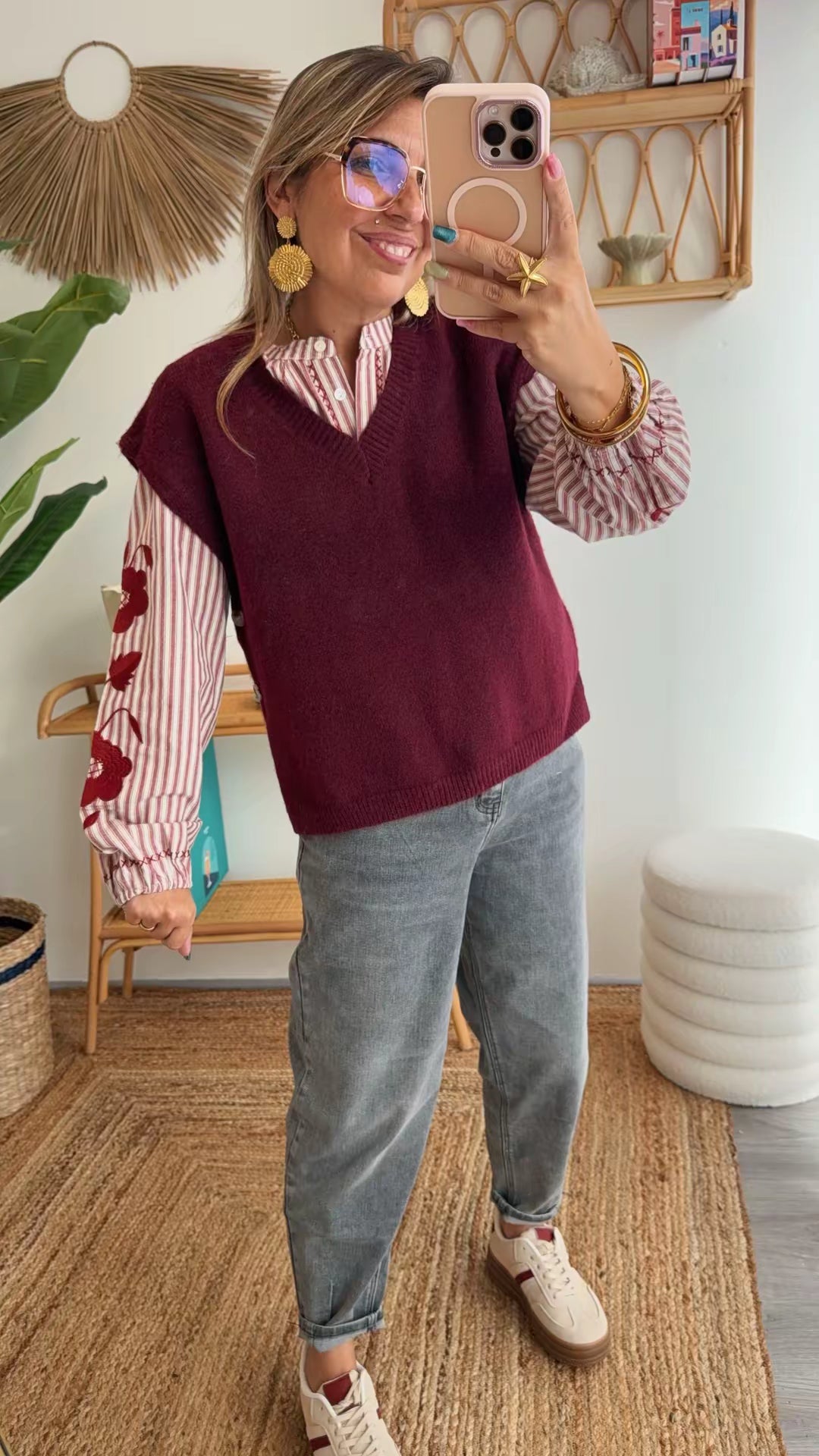 Pull Clea Bordeaux