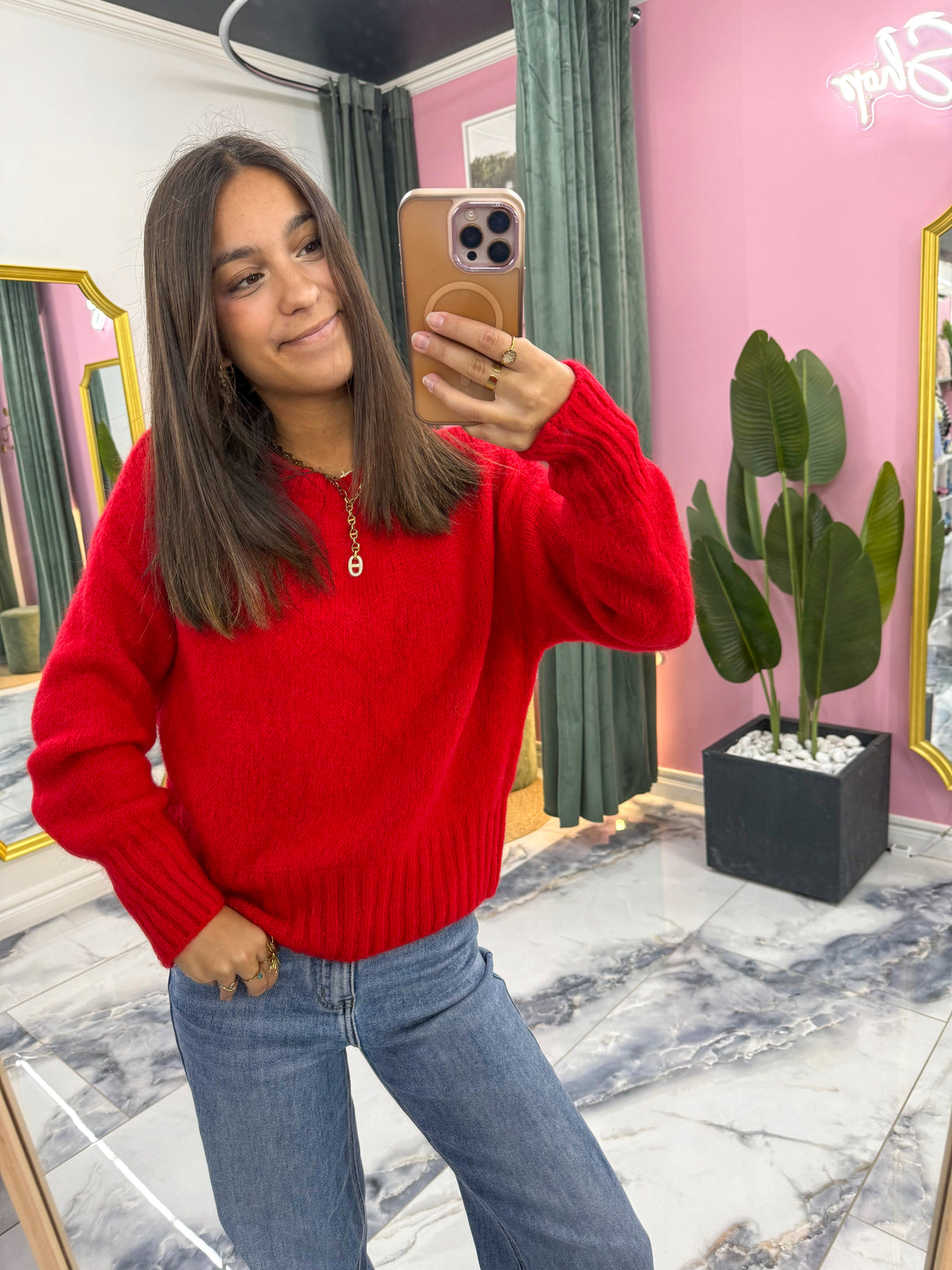 Pull GIANNI rouge