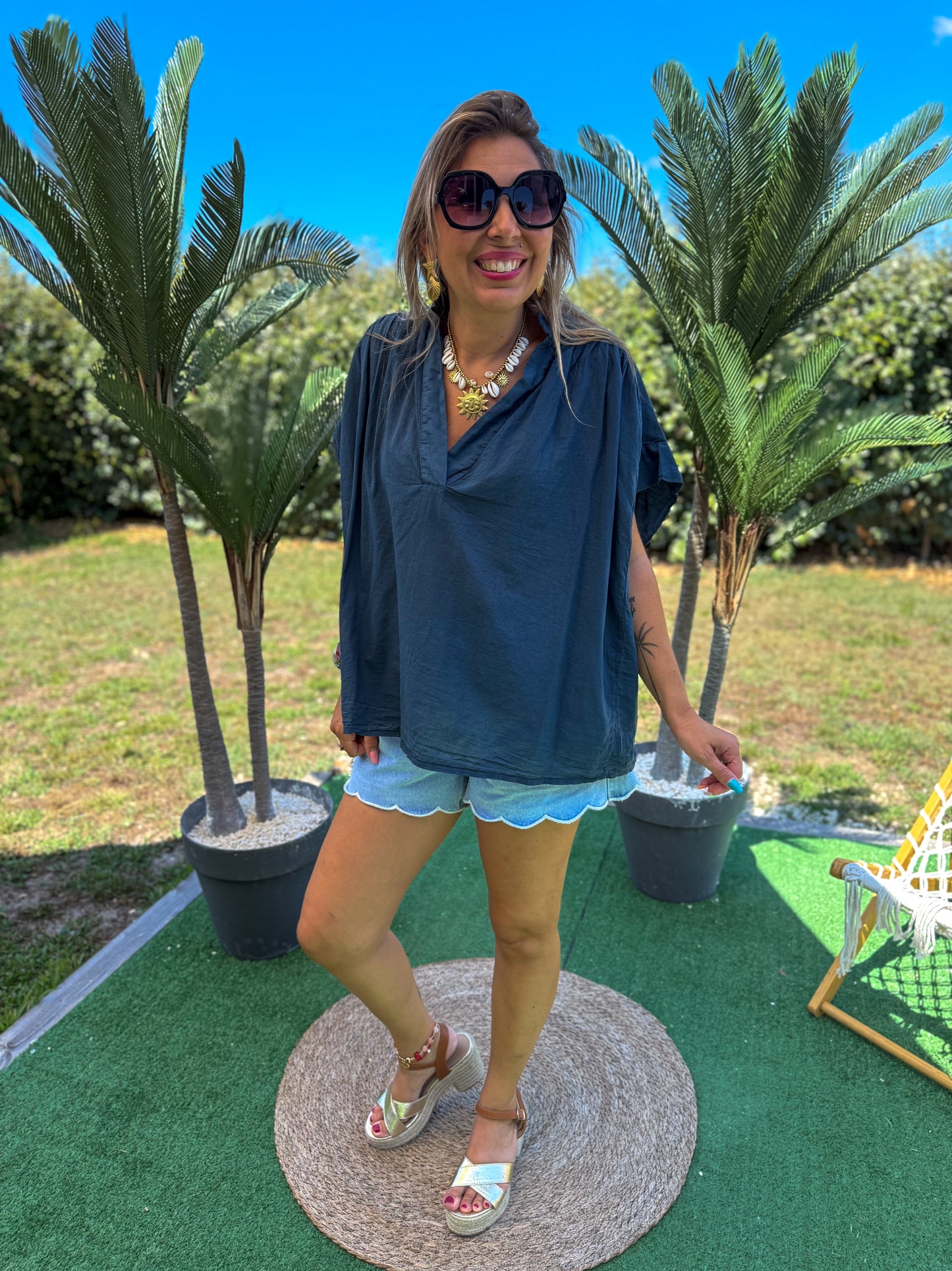 Blouse GIGI marine