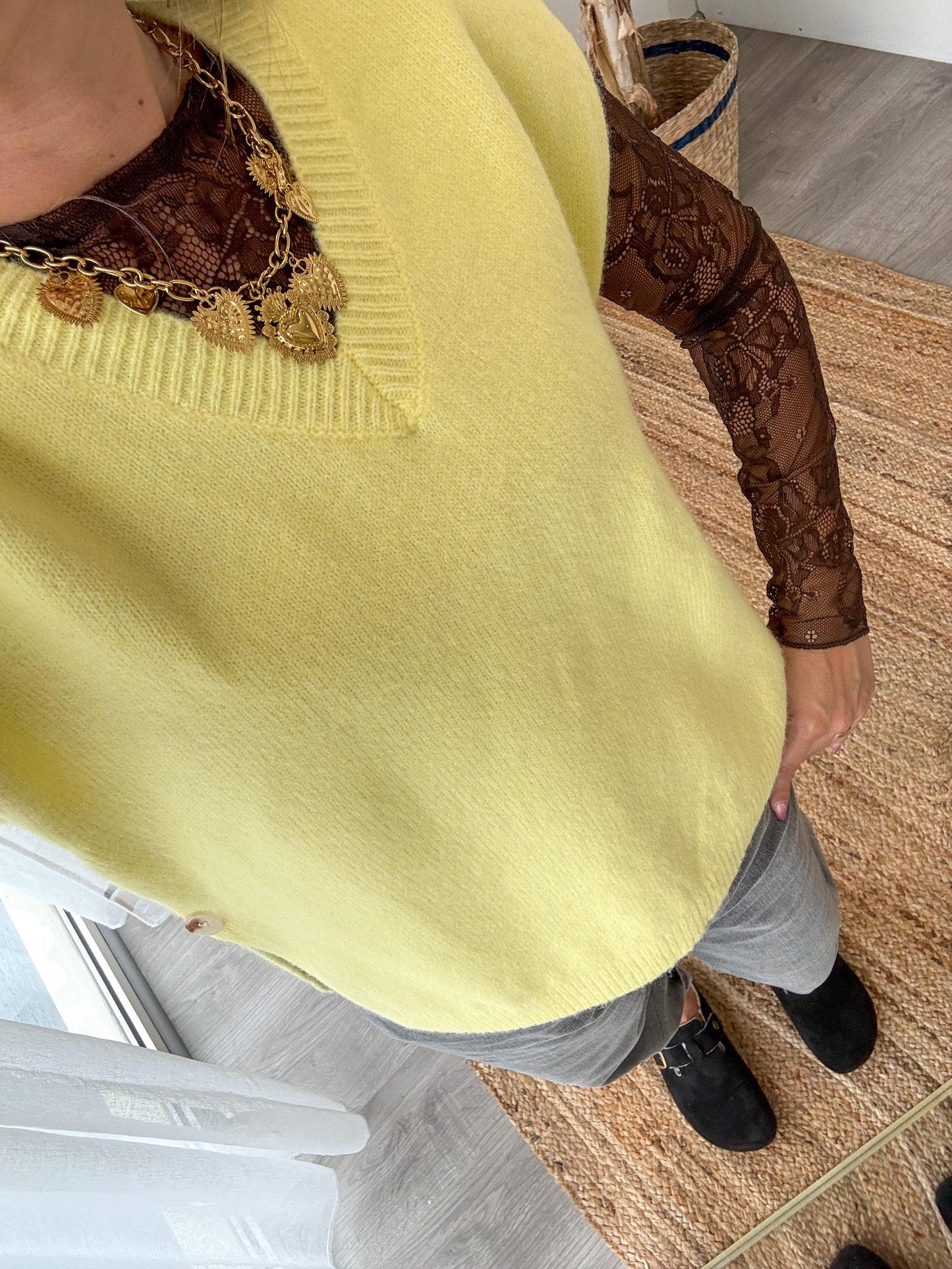 Pull CLEA jaune