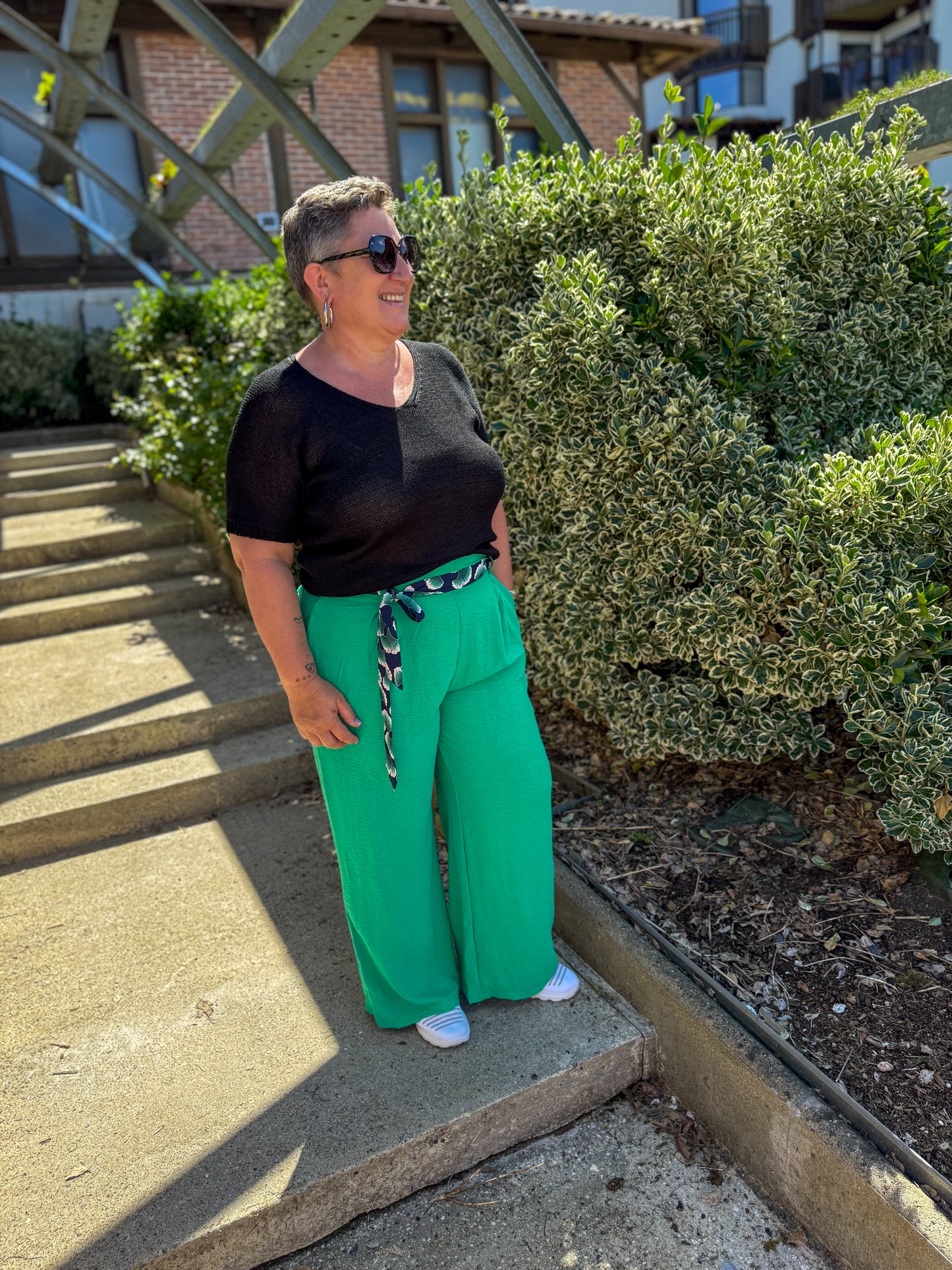 Pantalon Pauline vert