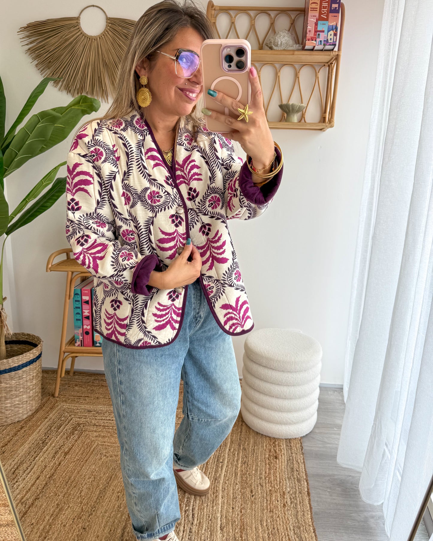 Veste LYRA prune