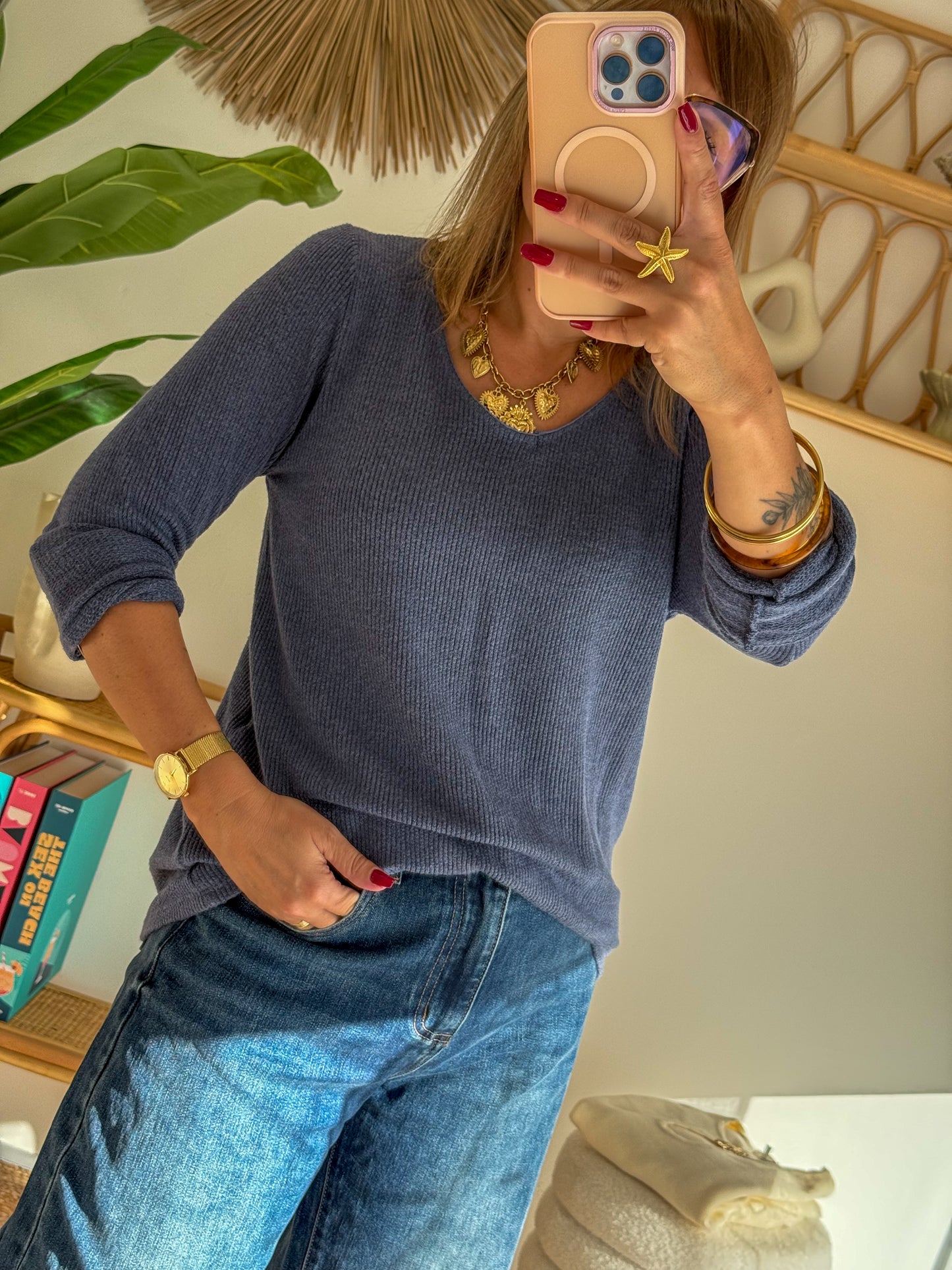 T-shirt MYA bleu
