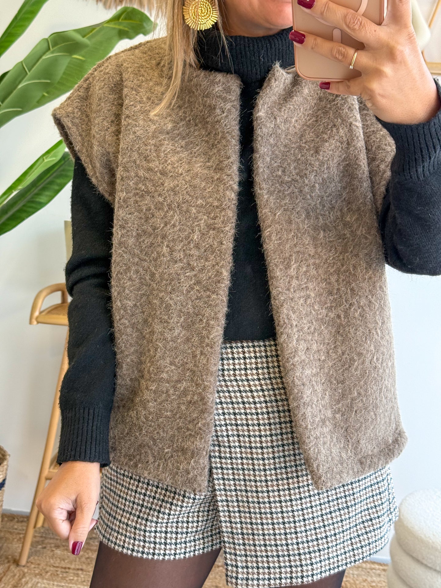 Gilet ALBA taupe