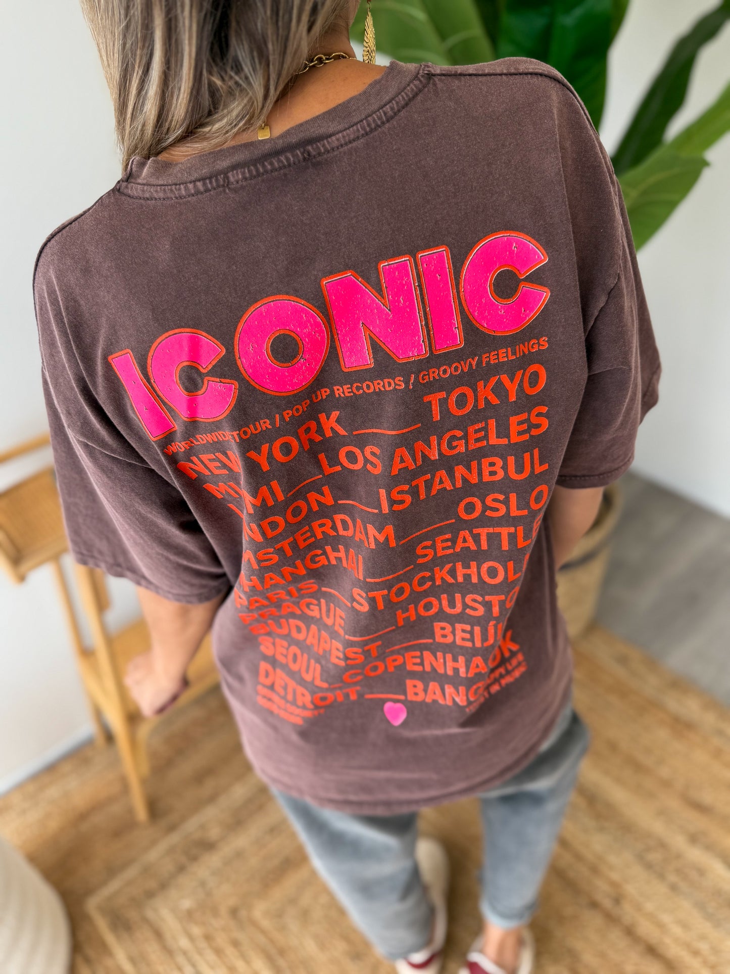 T-shirt ICONIC choco