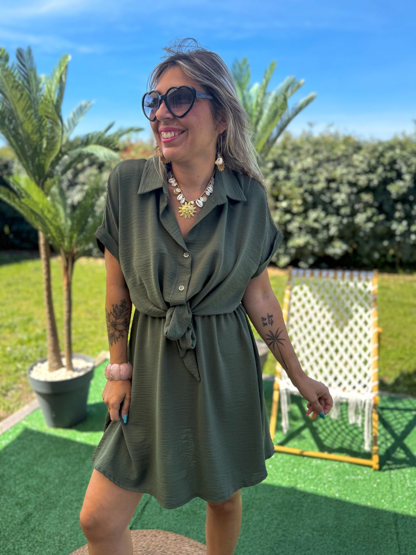 Robe SOLARA kaki