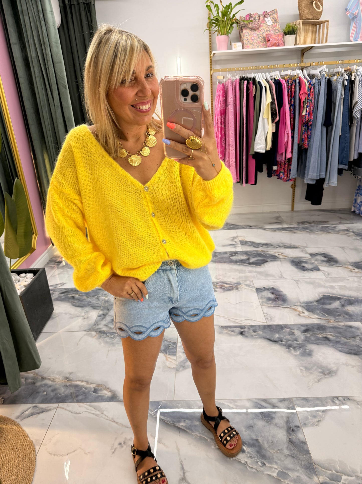 Gilet réversible GLOW Jaune