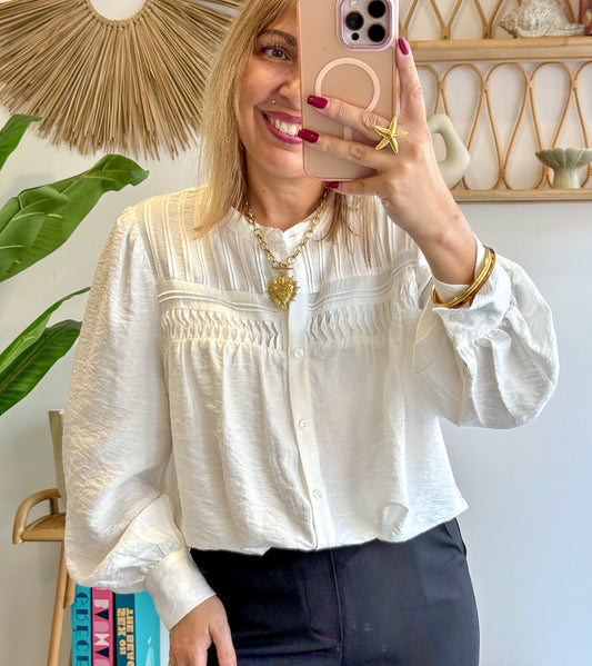 Chemise MARJOLAINE Blanche