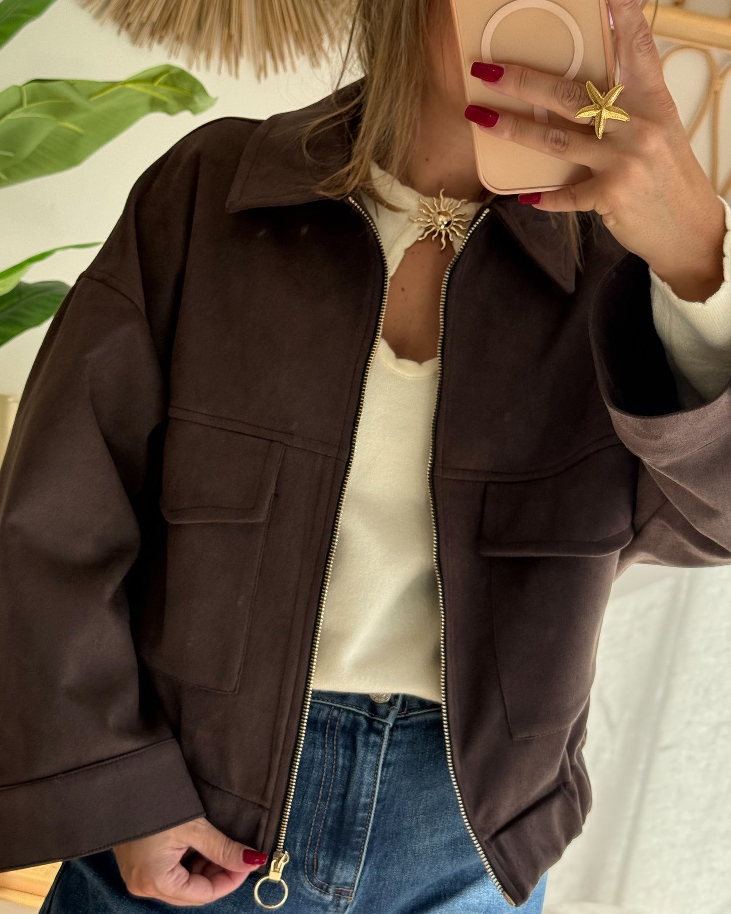 Bombers MONET marron choco
