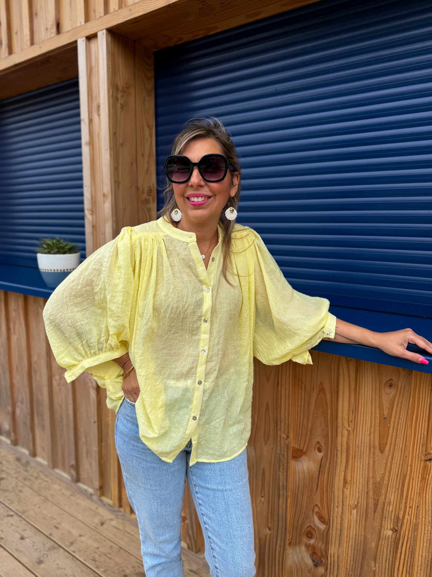 Blouse BELLA VITA jaune