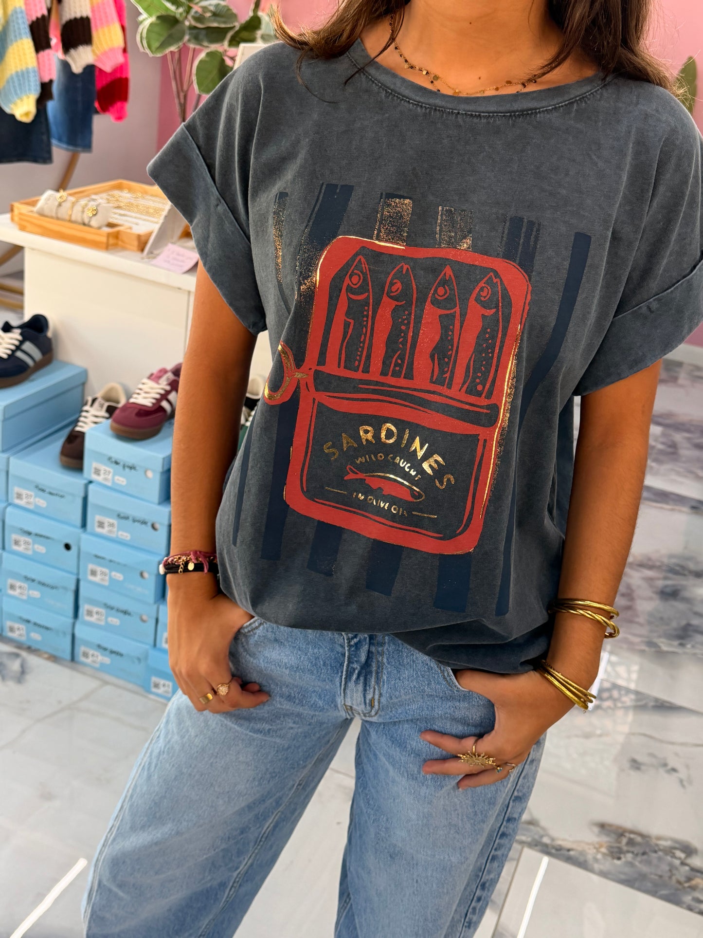T-shirt SARDINES jean