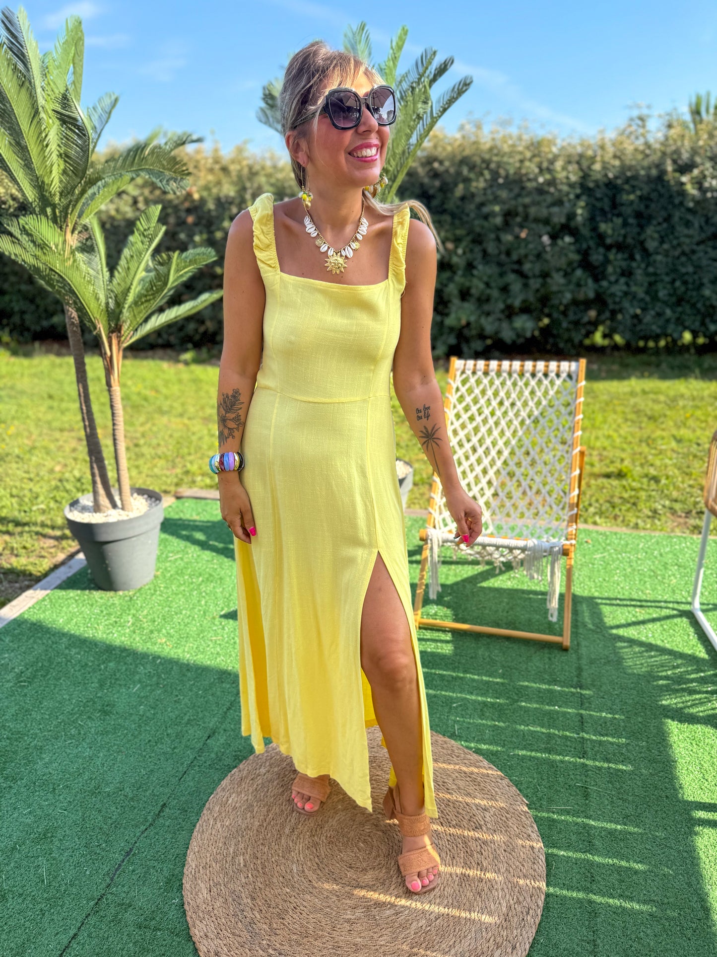 Robe AMAYA jaune