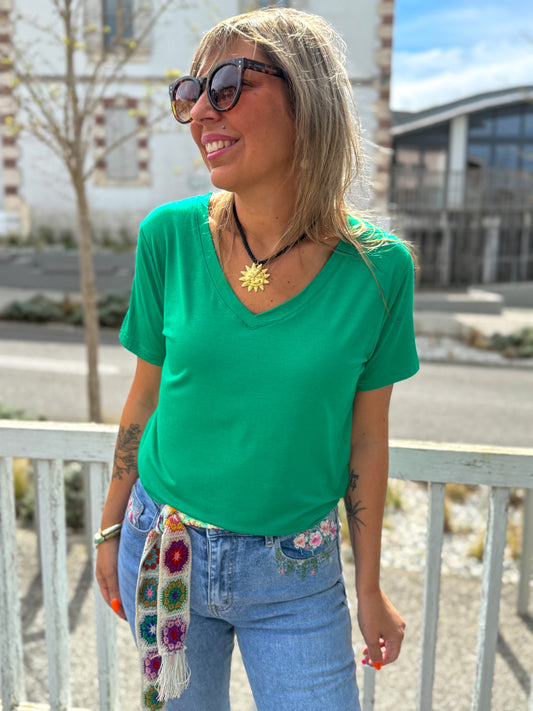 Top fluide ALIZÉE vert Gucci