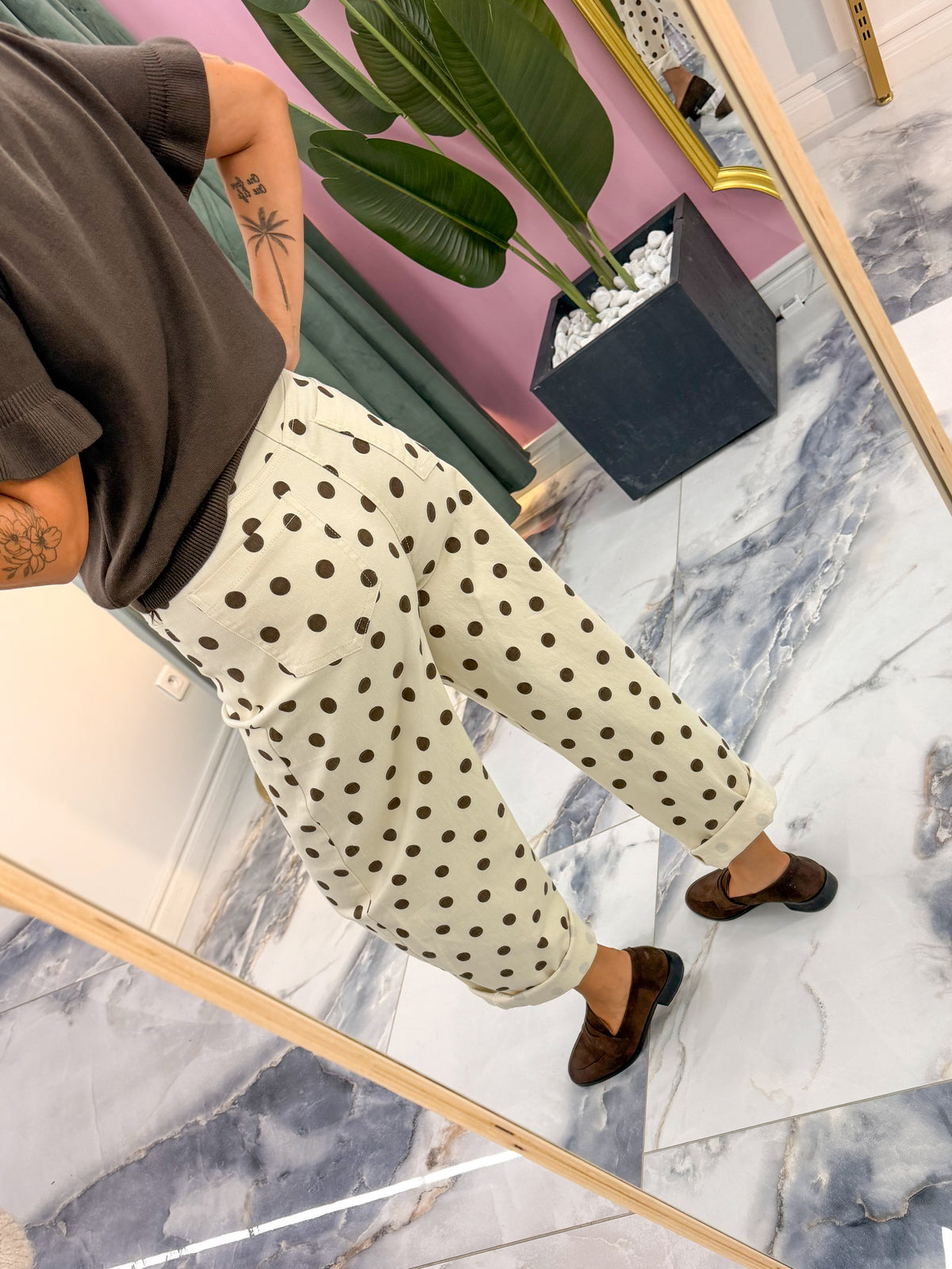 Pantalon POPPY Ecru