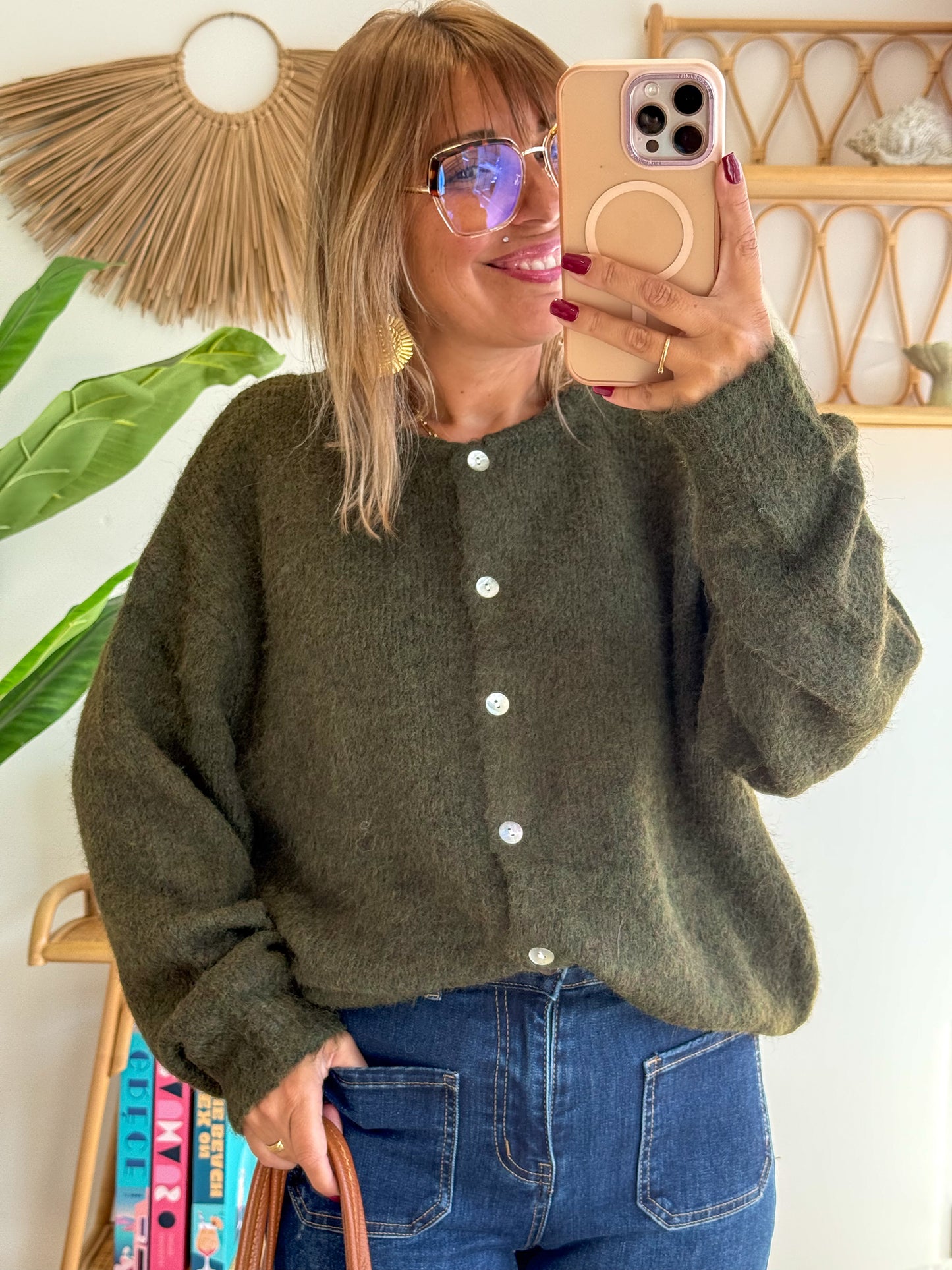 Gilet MEGGY Kaki