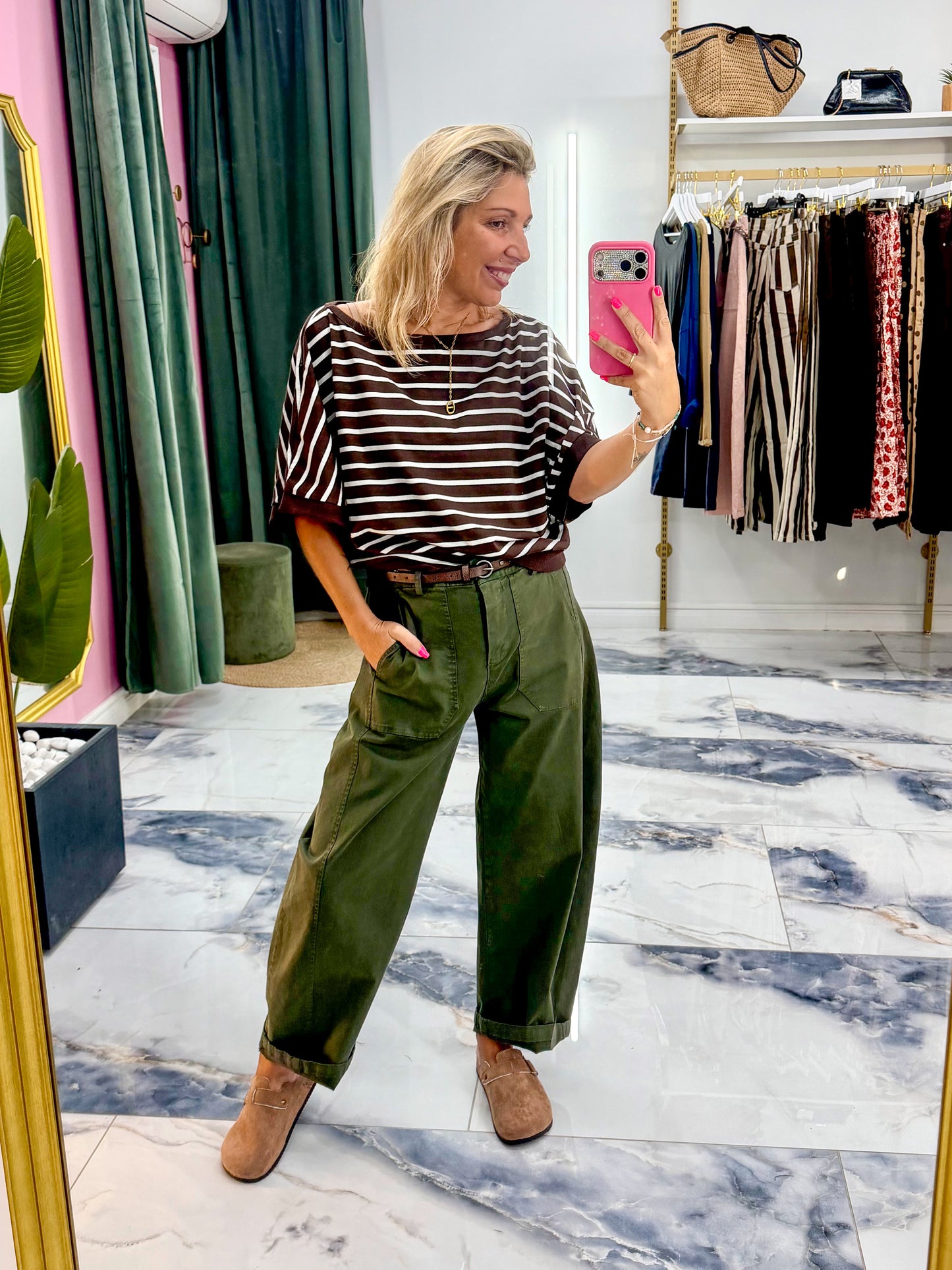 Pantalon ROMY kaki