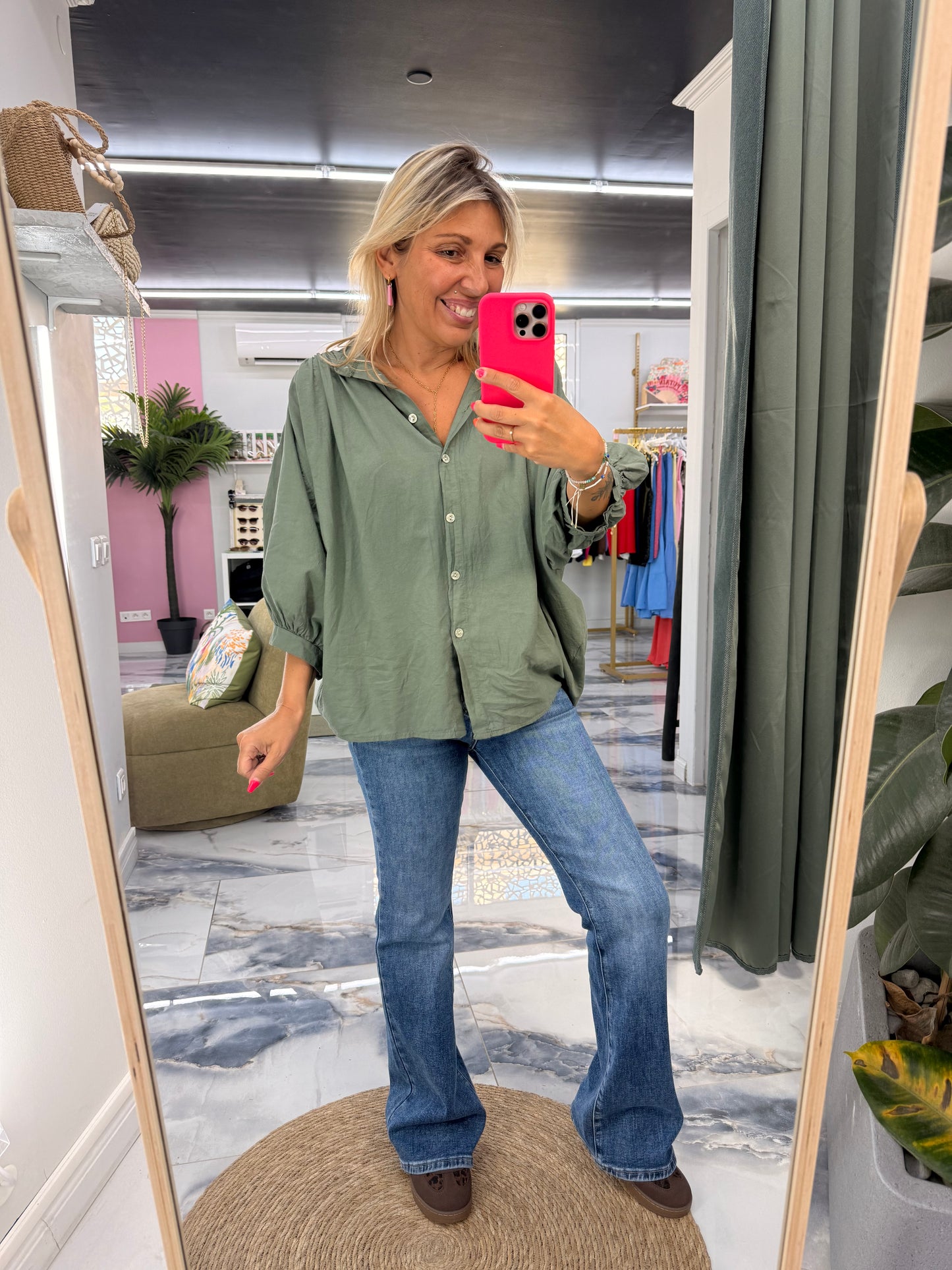 Blouse ELINA kaki