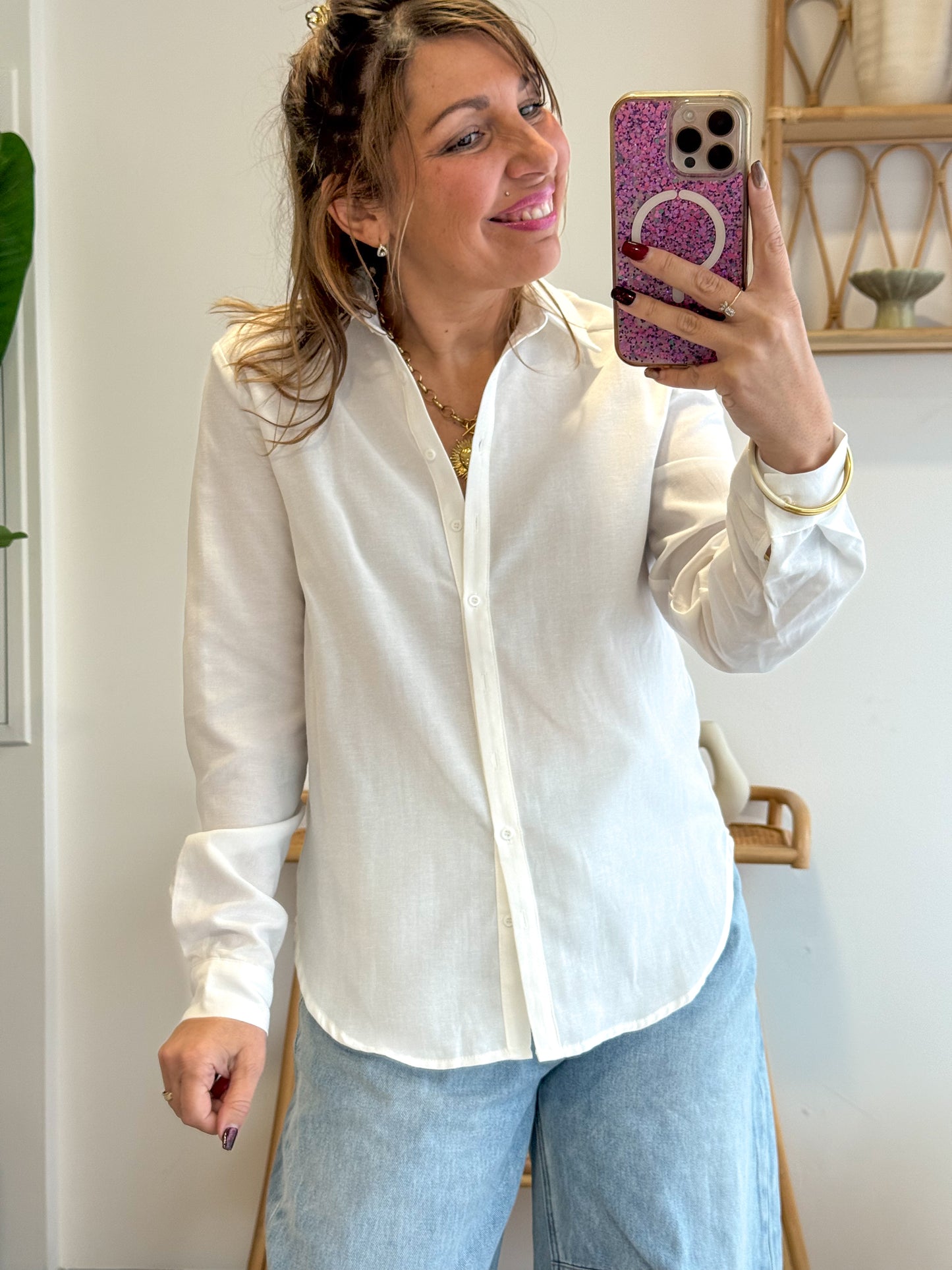 Chemise BASIC blanche