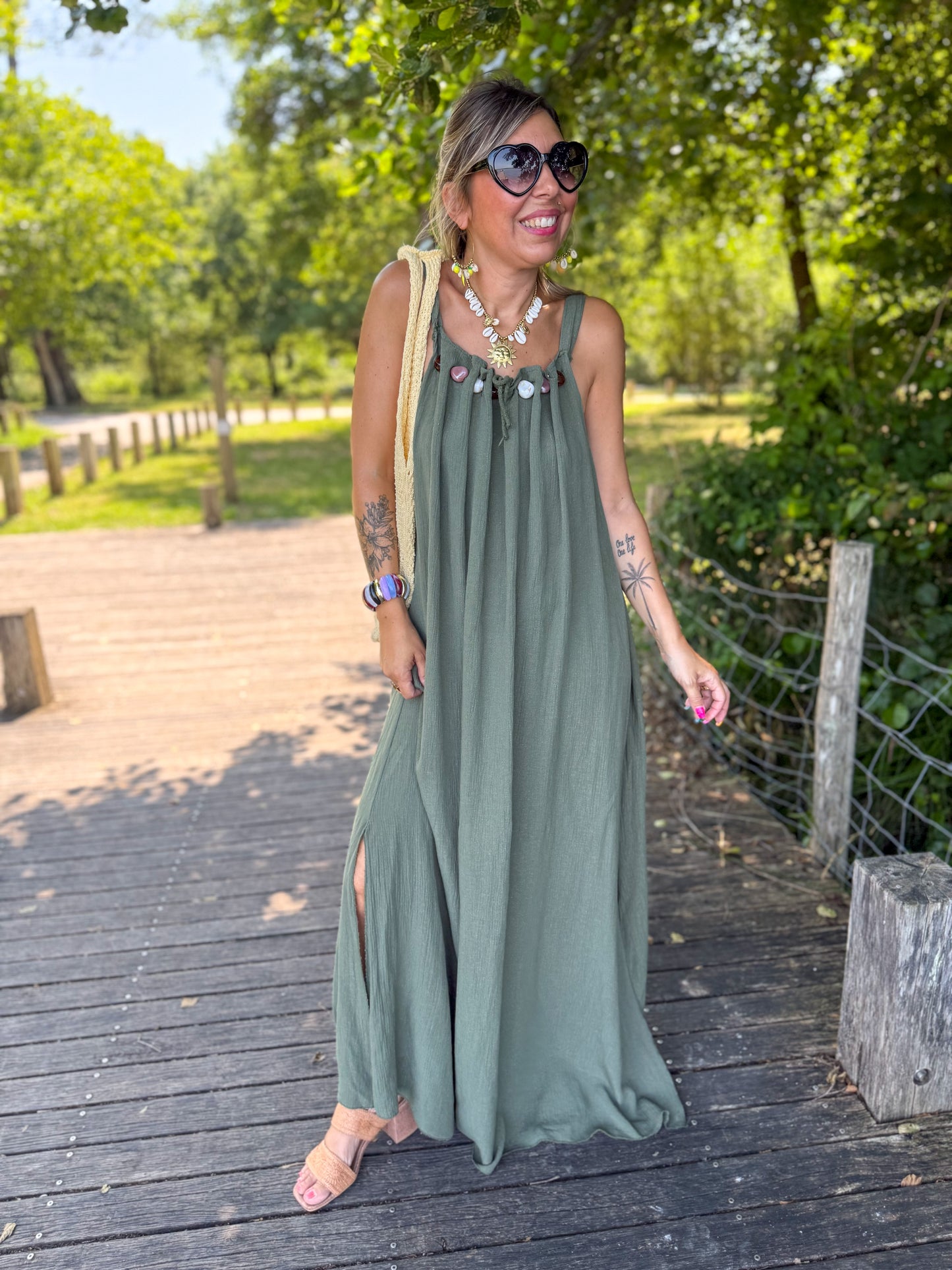 Robe BAIA kaki