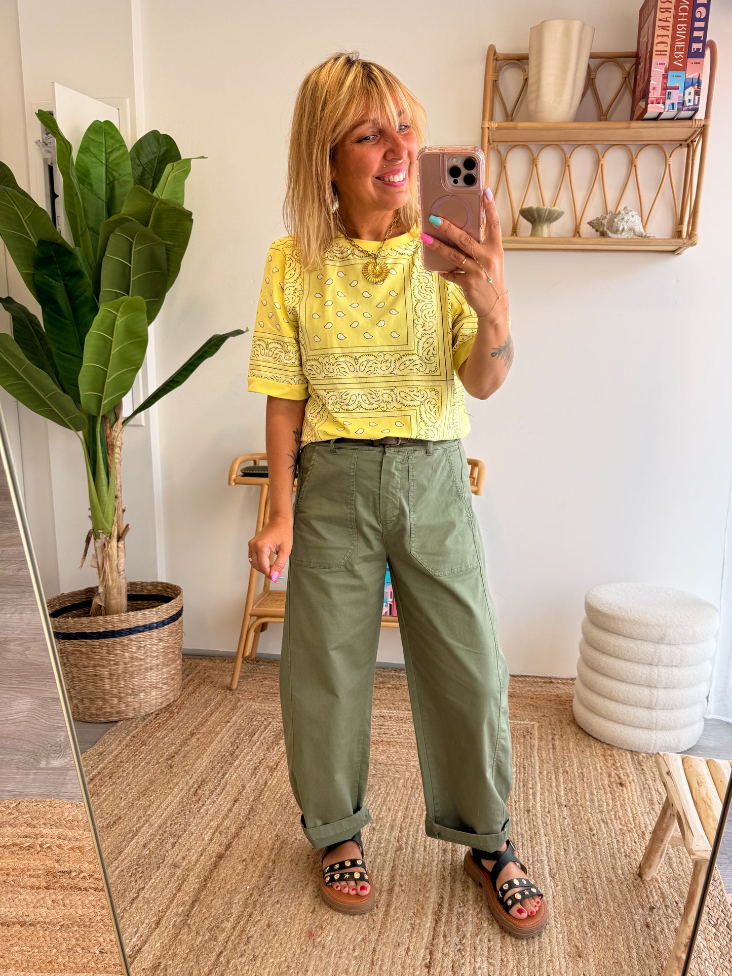 Pantalon ROMY kaki