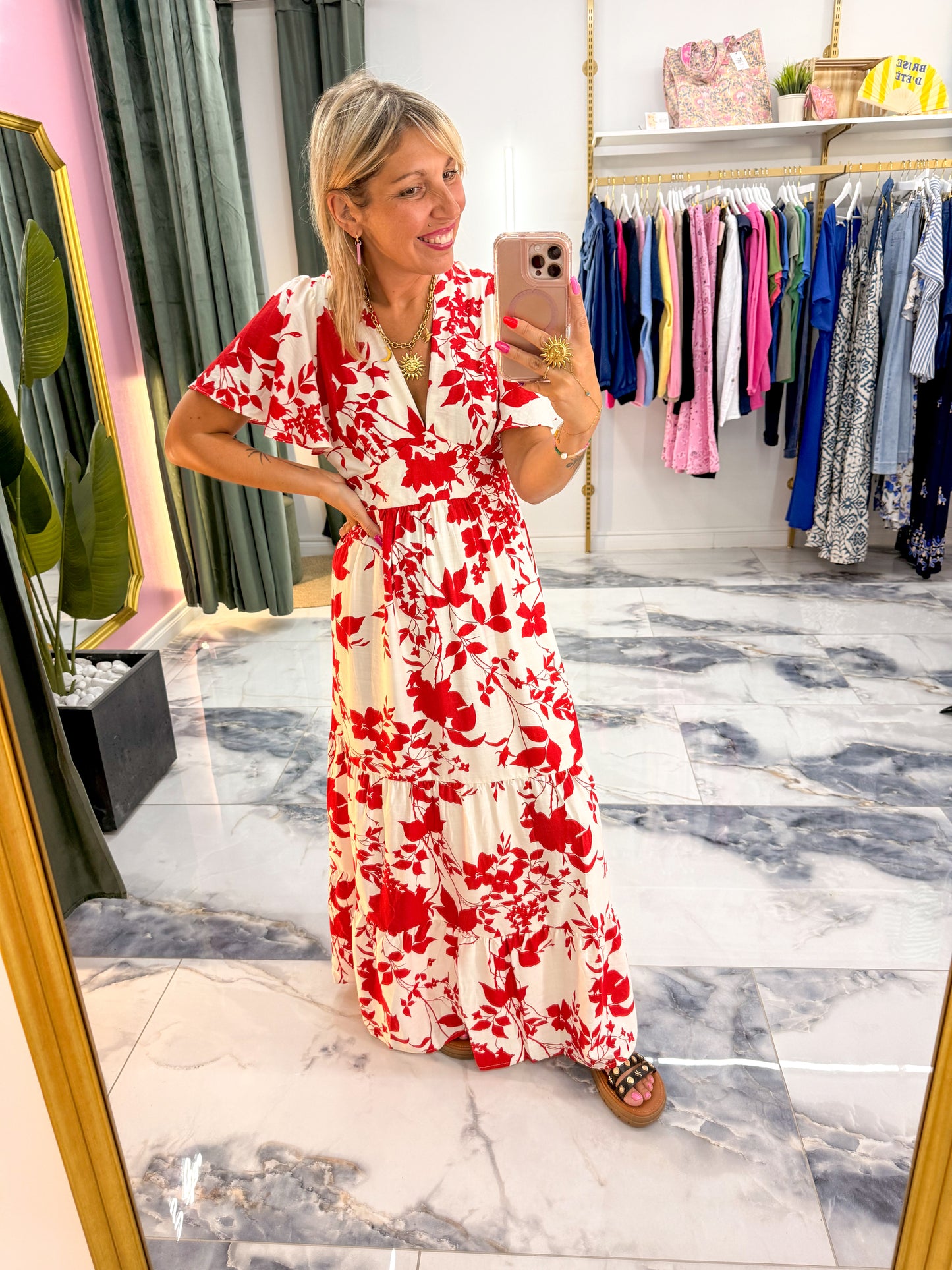 Robe FRESCA rouge