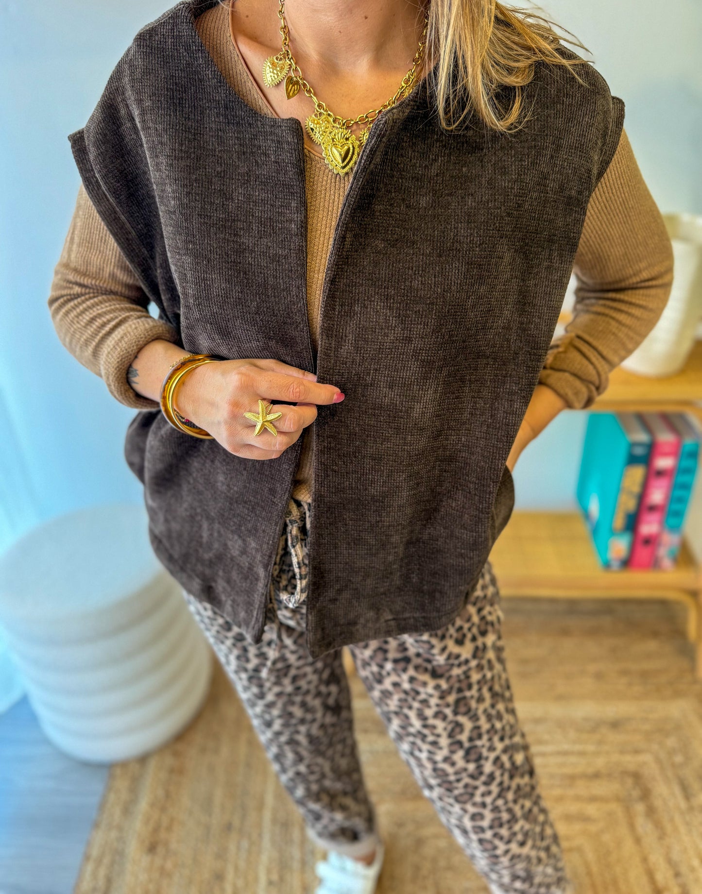 Gilet KAIA choco