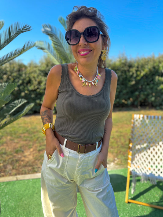 Débardeur ANNICK kaki