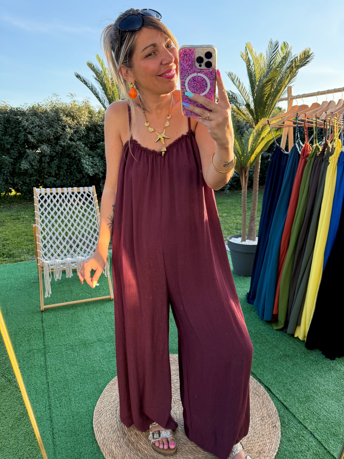 Combinaison AMANDINE Bordeaux