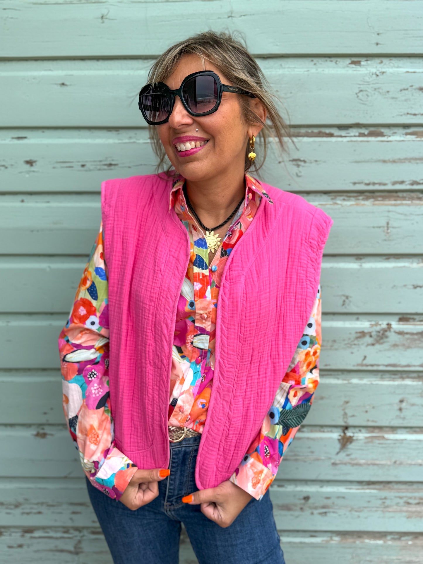 Chemise LENA imprimé fleuri