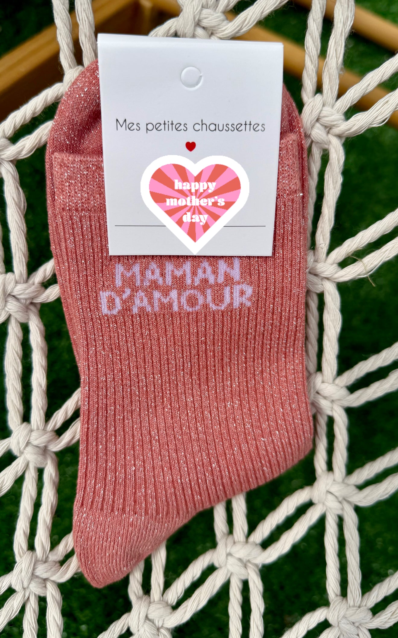 Chaussettes femme “Maman d’amour” – Édition Fête des Mères
