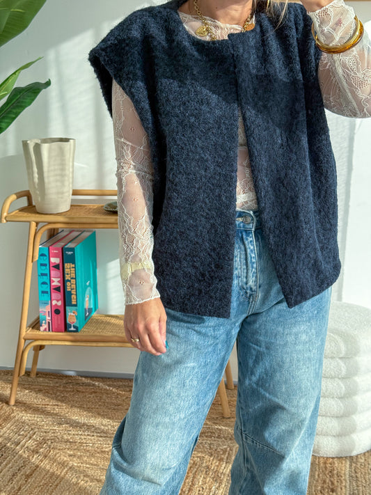 Gilet ALBA bleu marine