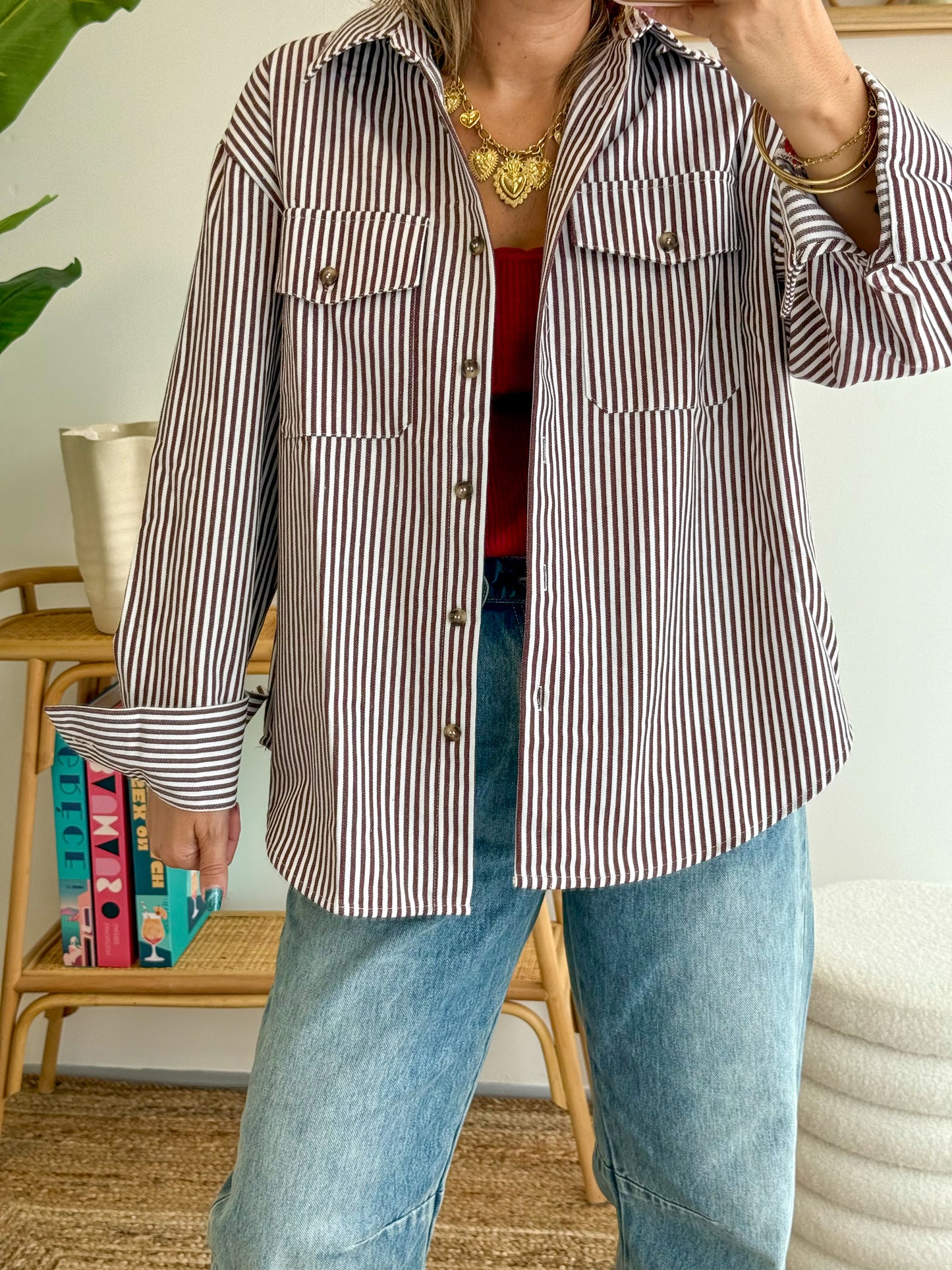 Veste / Chemise ADELE Café