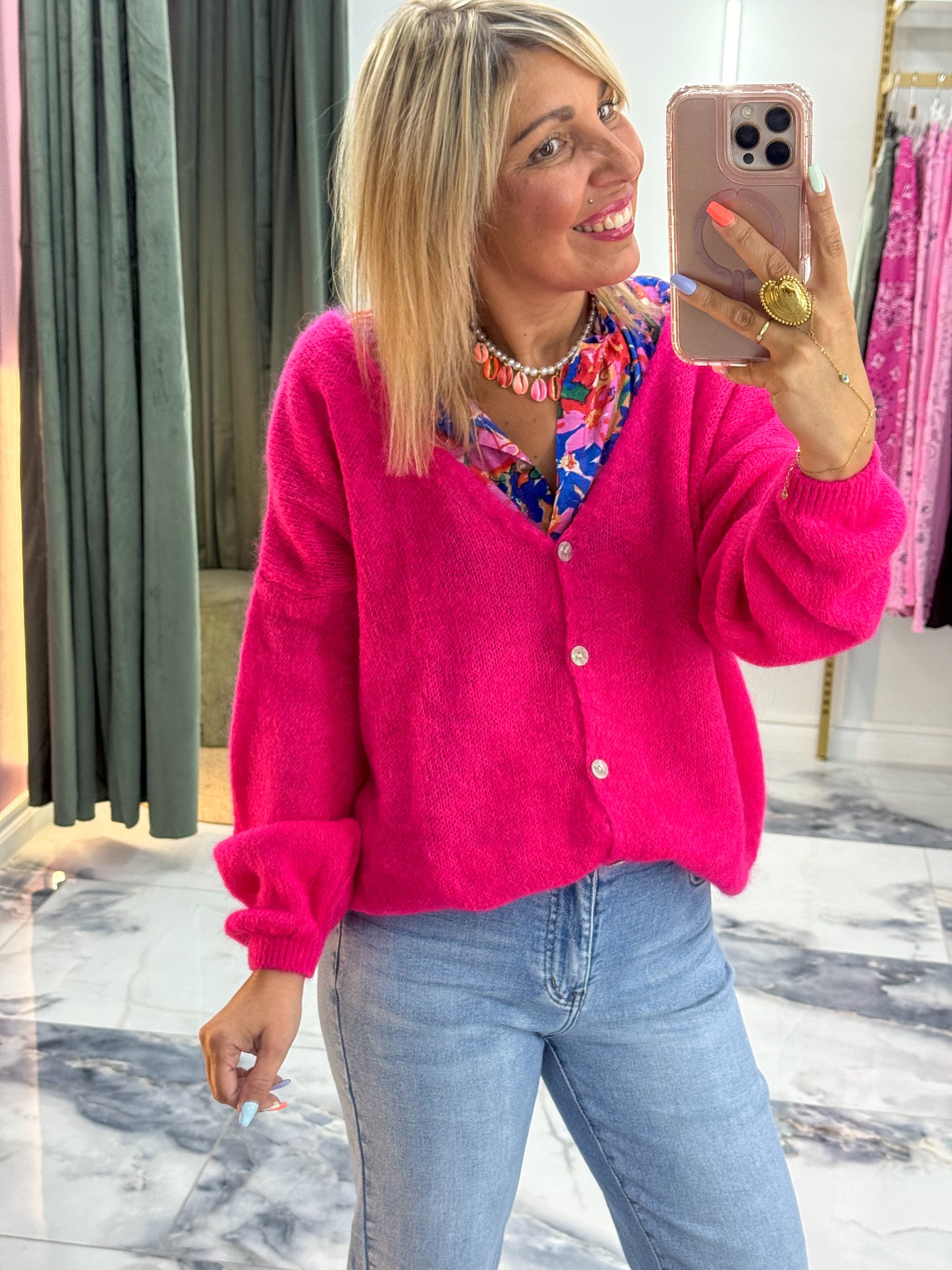 Gilet réversible GLOW Fushia