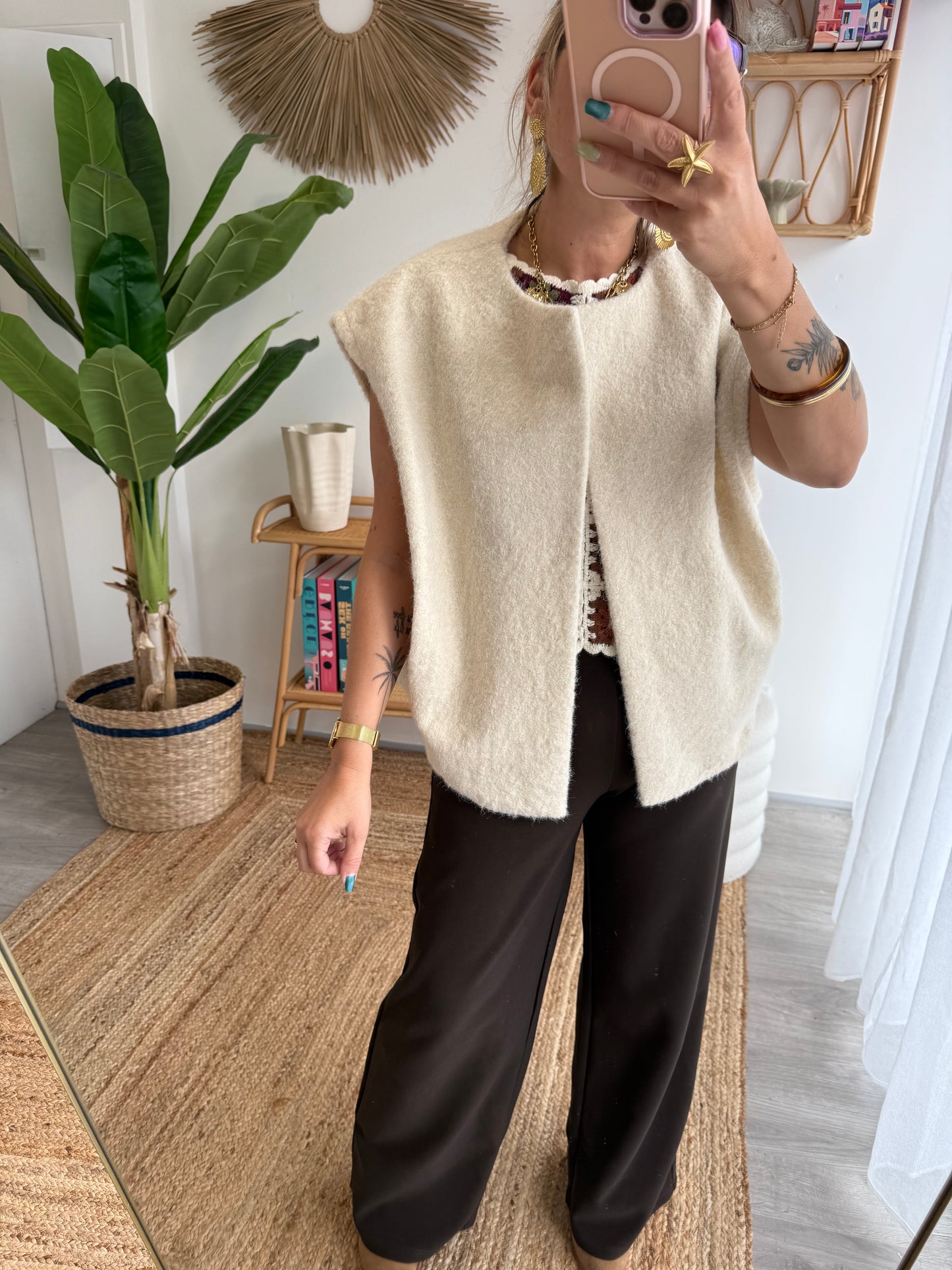 Gilet ALBA écru