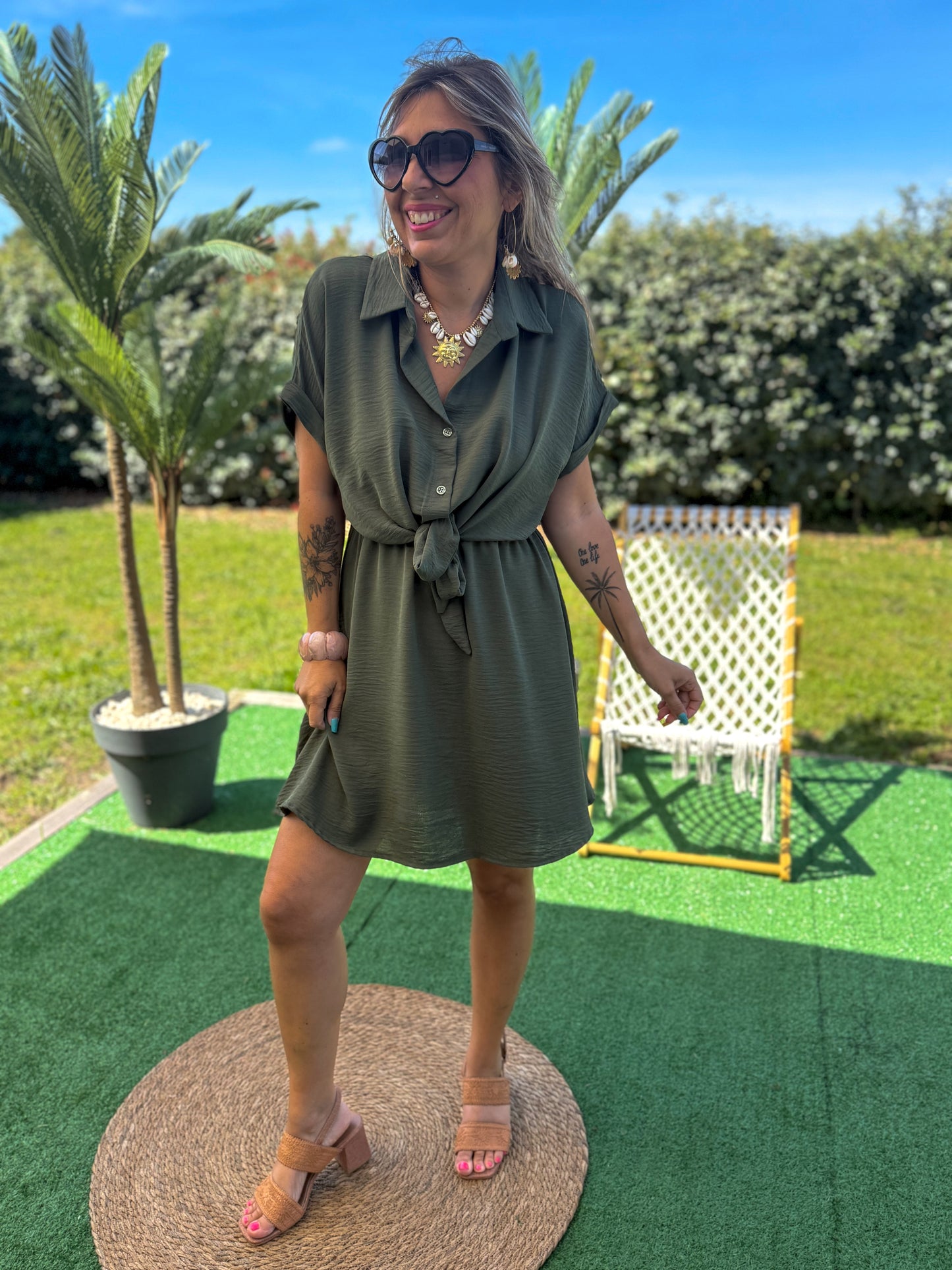 Robe SOLARA kaki