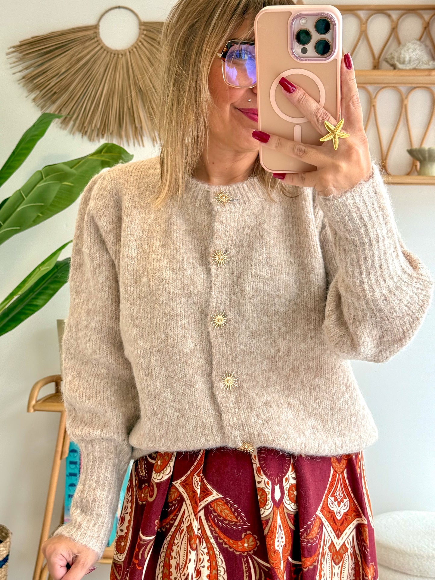 Gilet SOLEA taupe