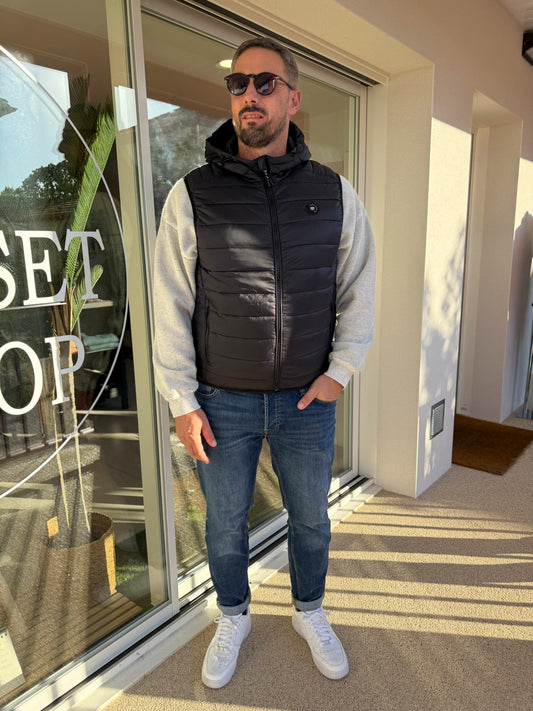 Doudoune PUFFER Noir sans manches