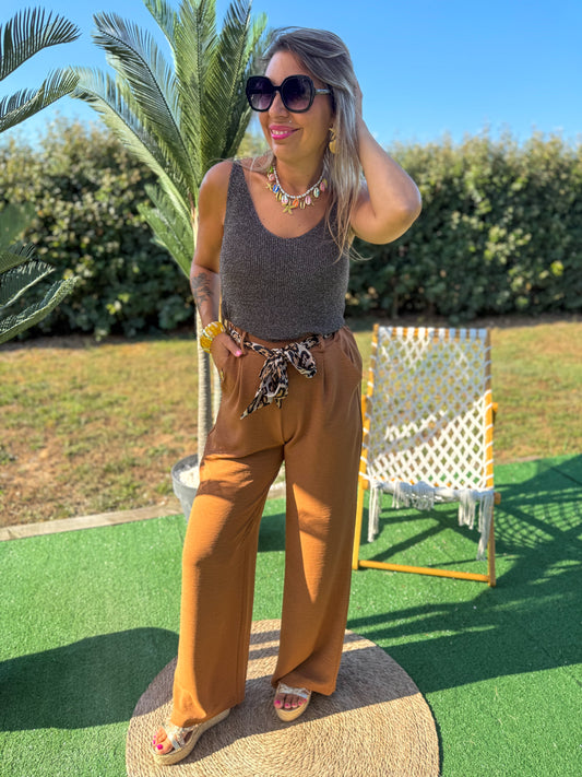 Pantalon PAULA camel