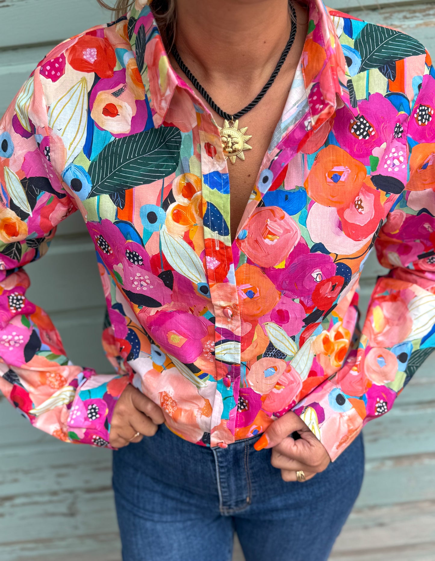 Chemise LENA imprimé fleuri
