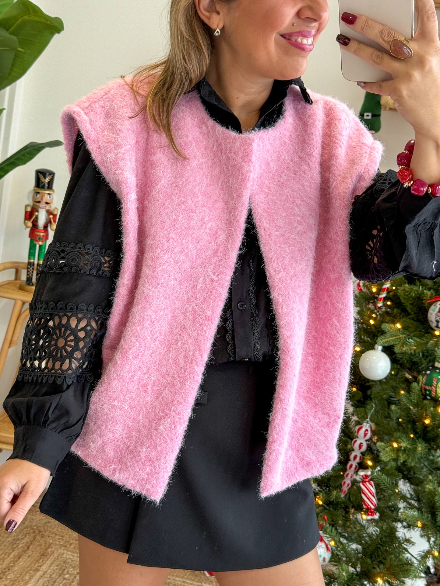 Gilet ALbA rose bonbon 🍬