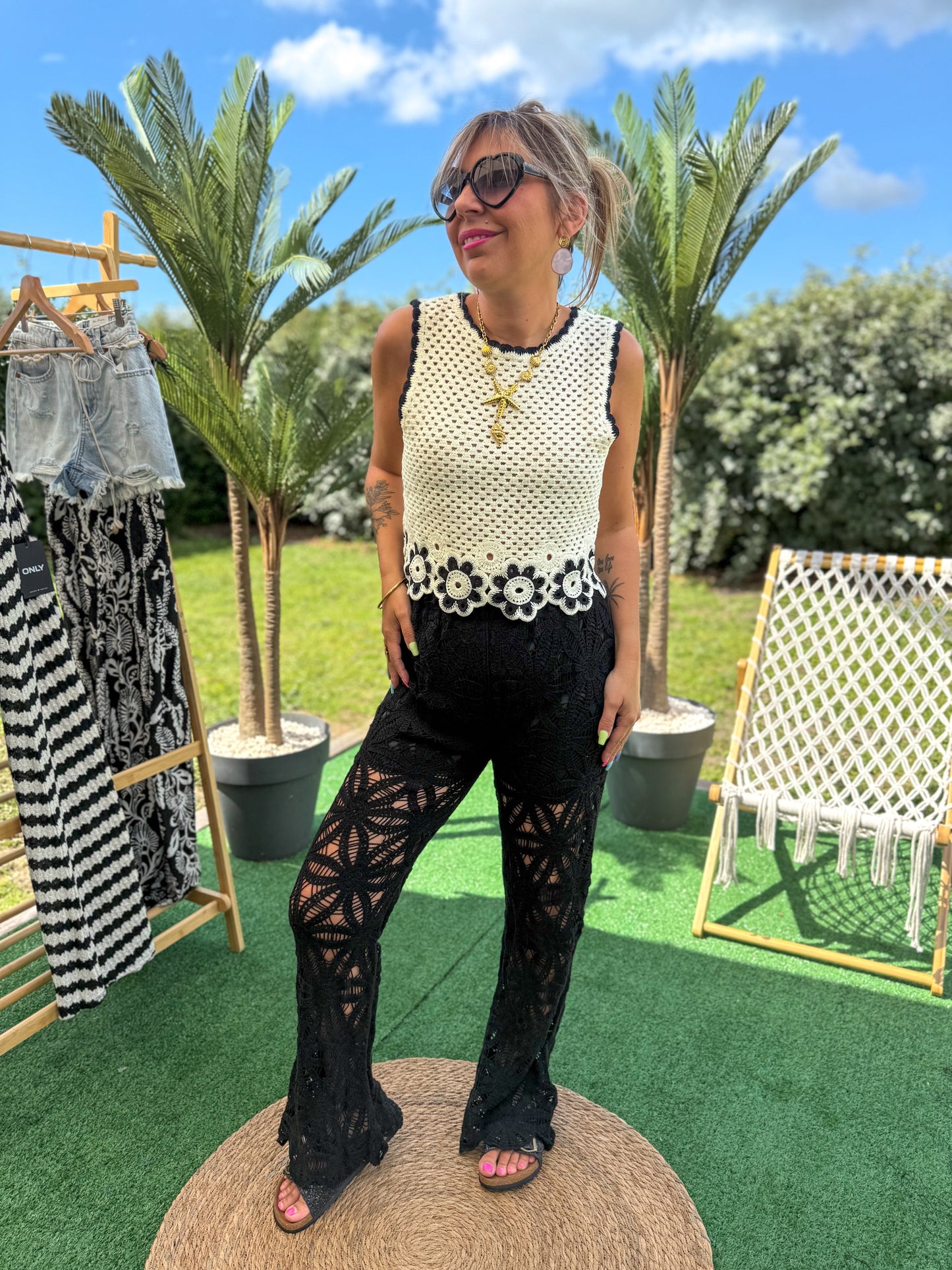 Pantalon crochet