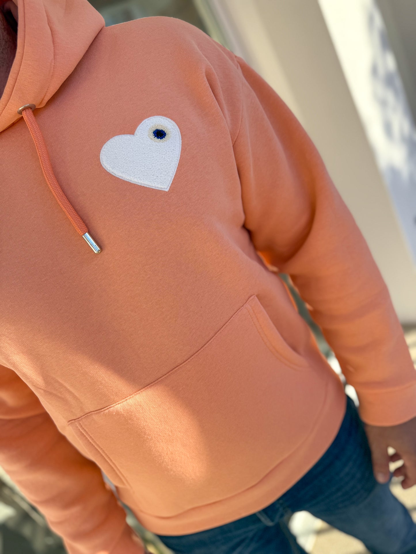 Sweat CŒUR SAUMON