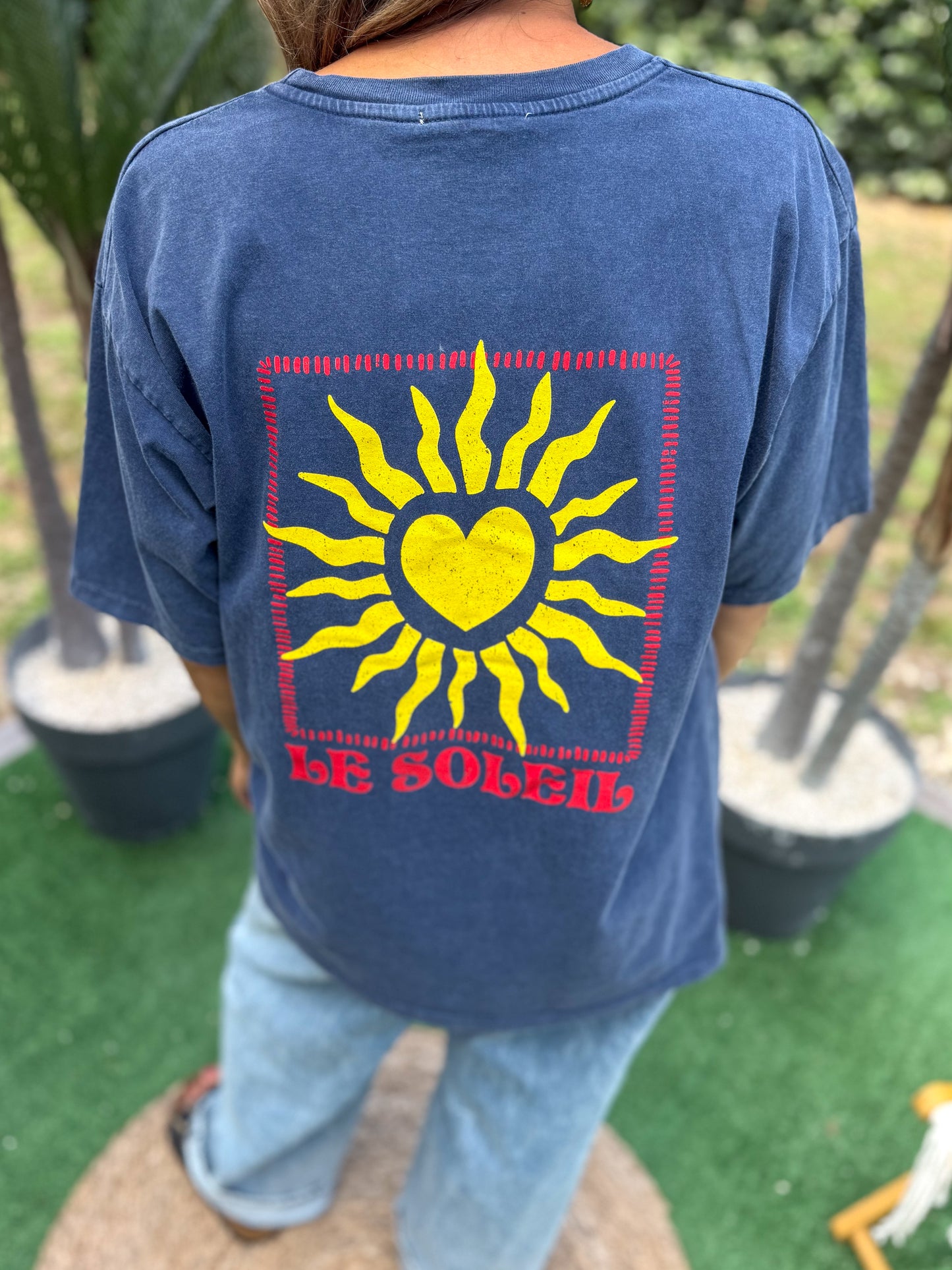 T-shirt LE SOLEIL Bleu marine