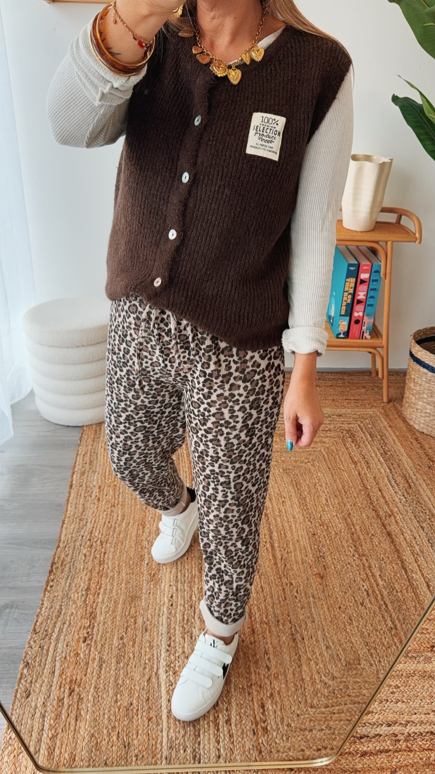 Gilet ÉMILIE choco