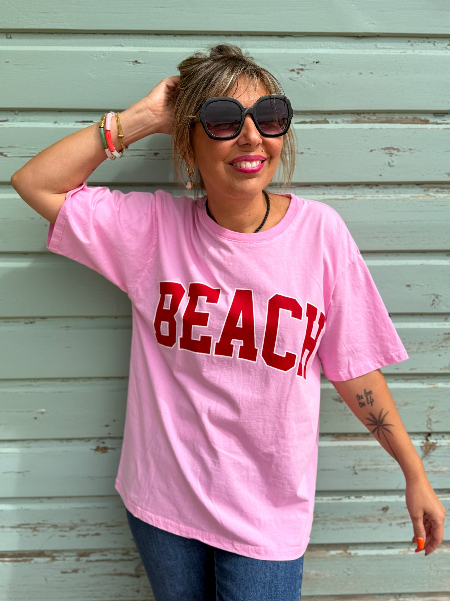 T-shirt BEACH rose